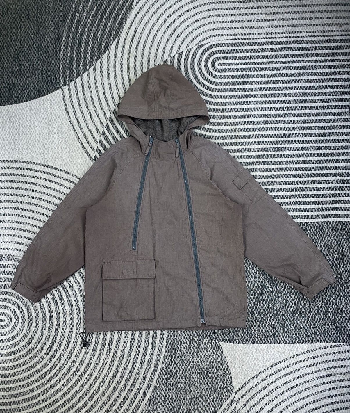 Japanese Brand Vintage Joky Gal Prominent Vertical Zipper Hooded Jacket Size US M / EU 48-50 / 2 - 1 Thumbnail