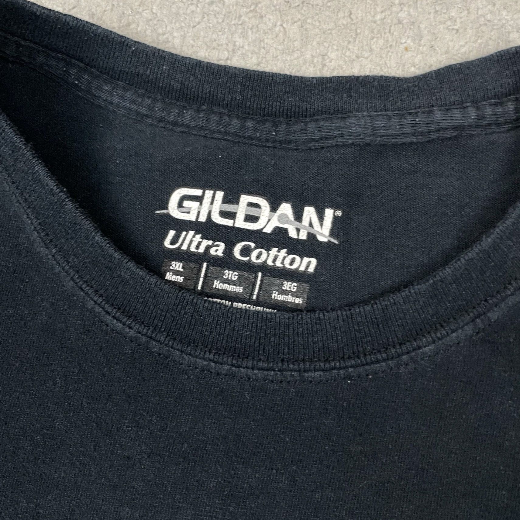 Gildan Warrensburg Motorcycle Rally T Shirt Mens 3XL Black Gildan Cotton Graphic Tee Double-Sided Logo Vintage No 0 Size US XXL / EU 58 / 5 - 7 Thumbnail