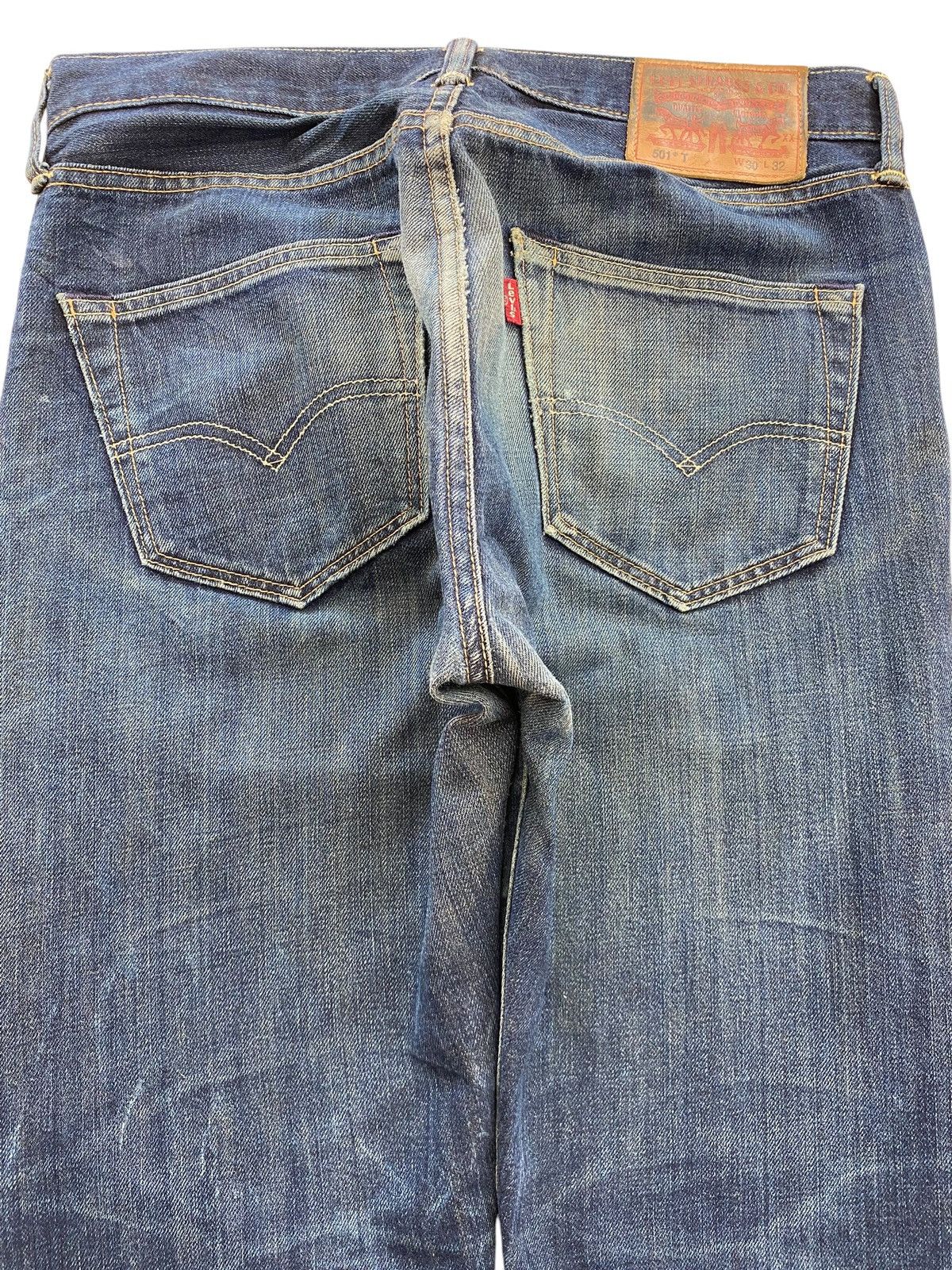 Levi's Levi’s Blue Wash Ripped Style Skinny Leg Jeans Size US 31 - 4 Thumbnail