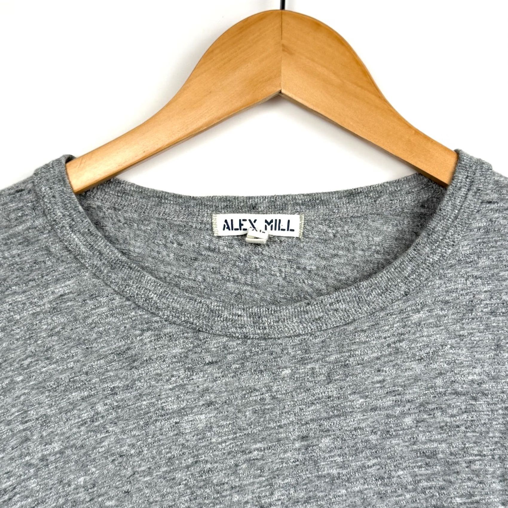 Alex Mill Alex Mill T Shirt Mens XL Short Sleeve Gray Crewneck Heather Gray Slub Casual Size US XL / EU 56 / 4 - 4 Thumbnail