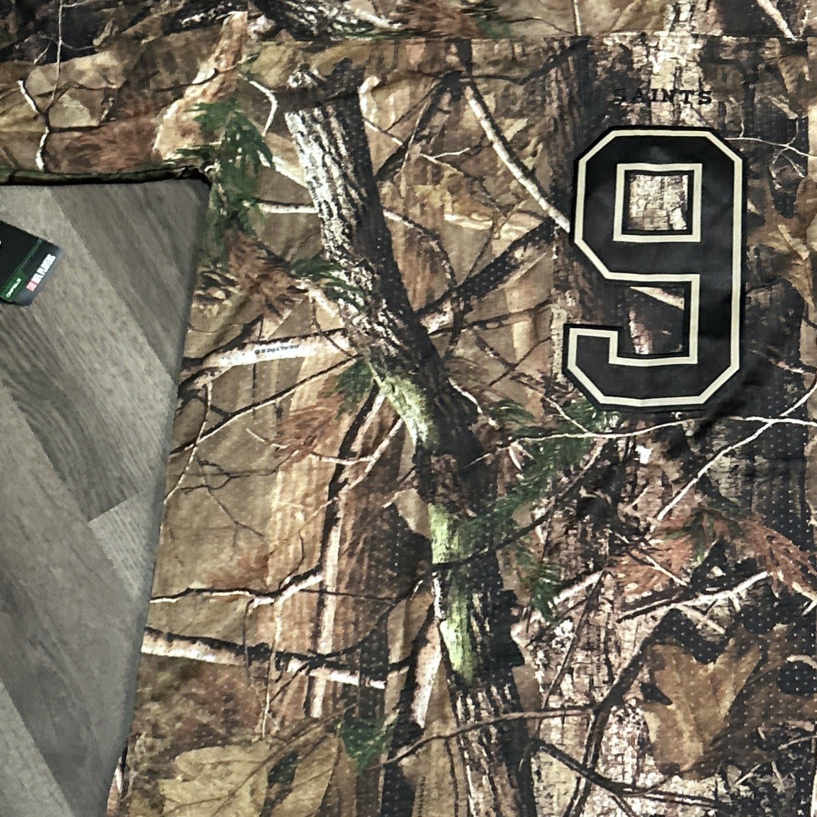 Nike Men’s 52 On Field #9 Brees Saints Real Tree Nike Jersey NWT Size US L / EU 52-54 / 3 - 10 Thumbnail