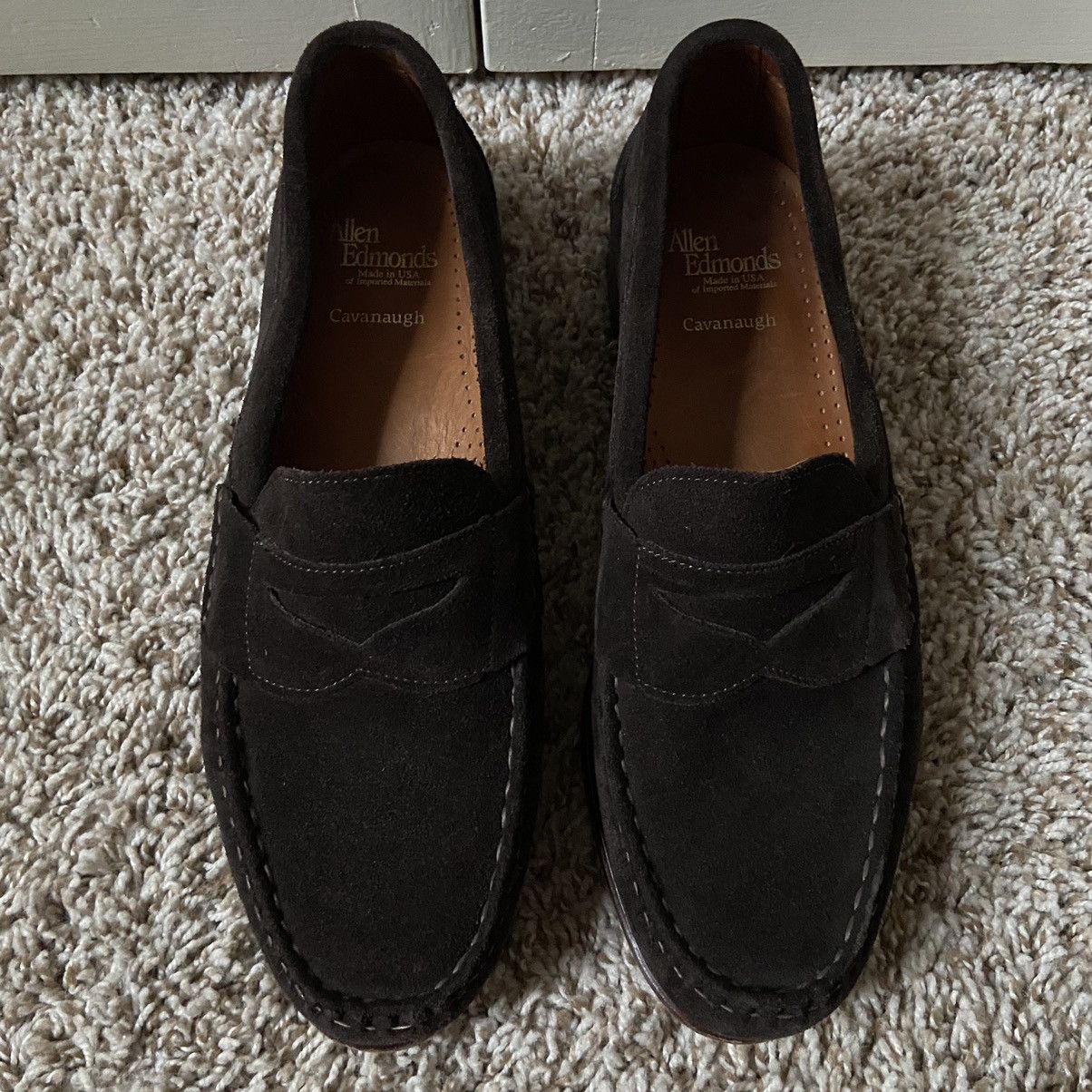 Allen edmonds cavanaugh suede outlet