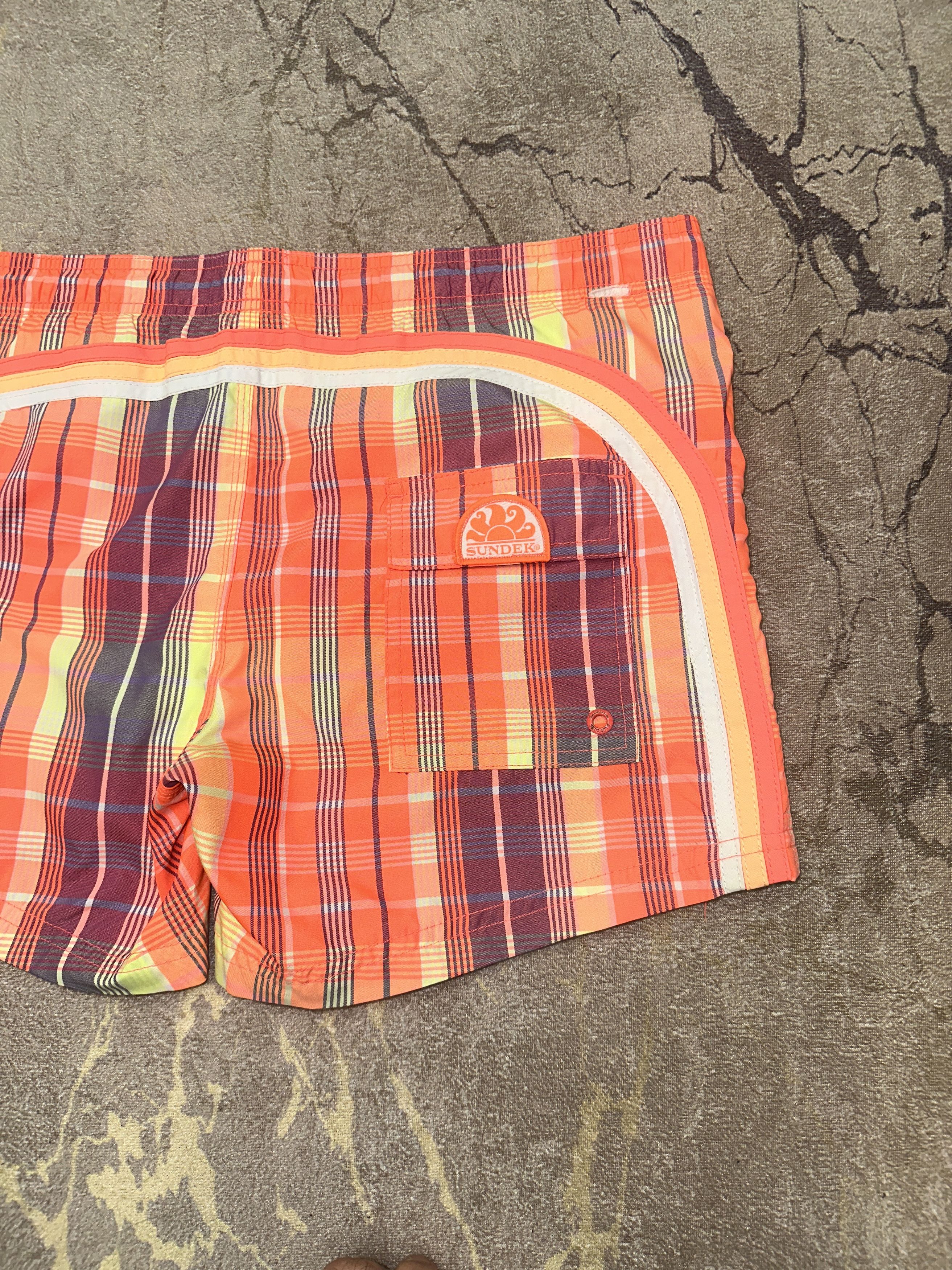 Sundek Check Sundek 31 Beach Board Shorts Trunks Bath Size 31 S Size US 31 - 6 Thumbnail