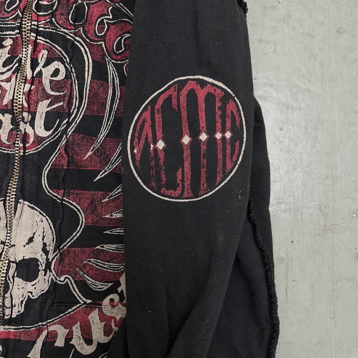 Affliction Affliction “Live Fast / American Customs” Reversible Size S / US 4 / IT 40 - 3 Thumbnail