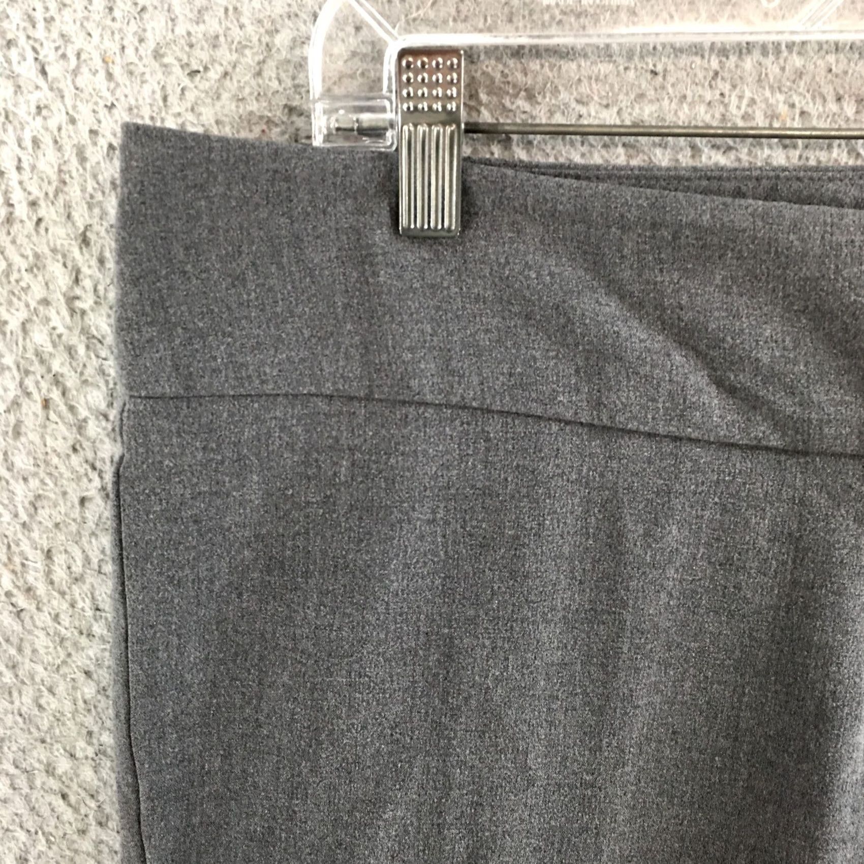 Kenneth Cole Kenneth Cole Dress Pants Womens 12 Gray Hi-Rise Bootcut Trouser Casual Dressy Formal Size 34" / US 12 / IT 48 - 3 Thumbnail