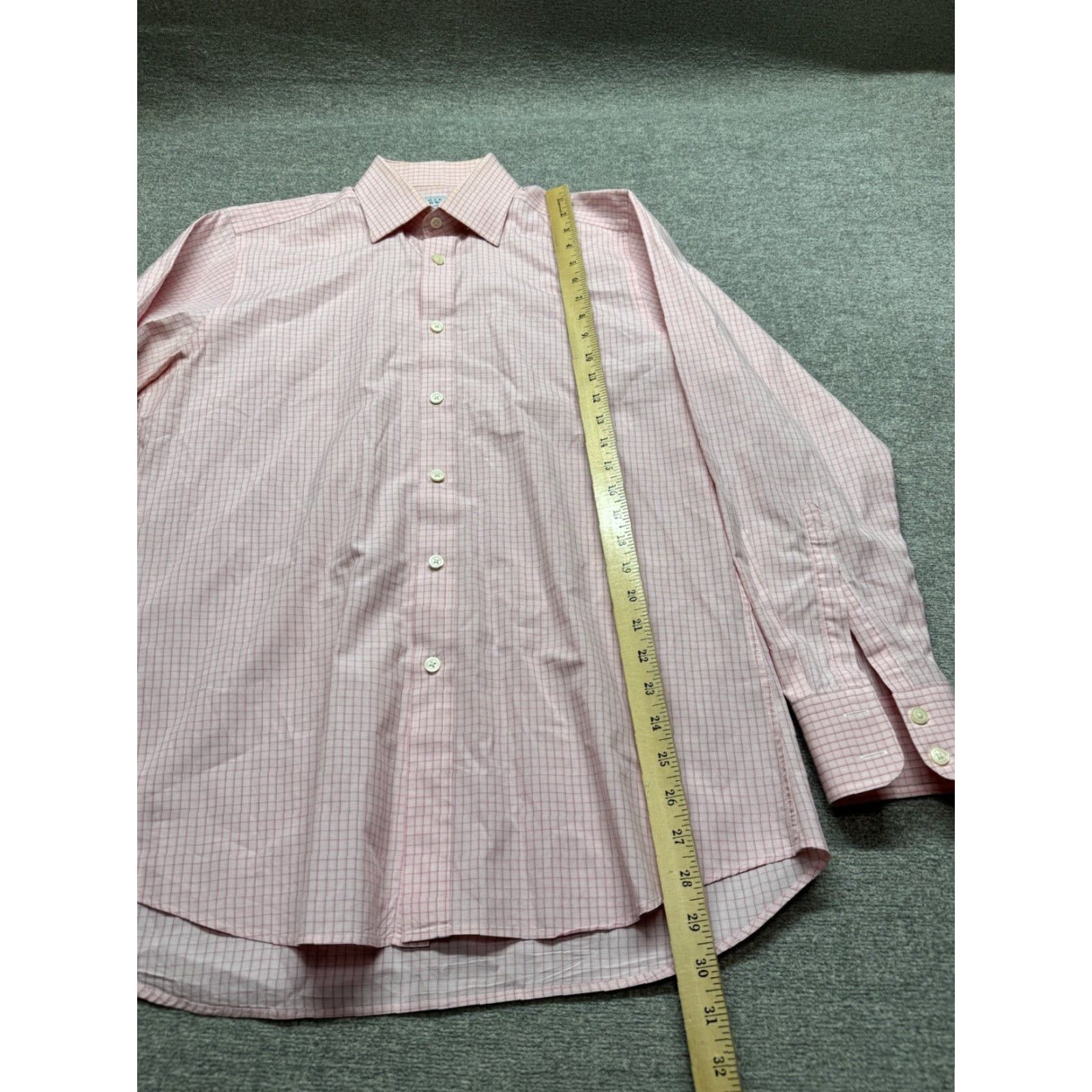 Charles Tyrwhitt Charles Tyrwhitt Shirt Slim 15.5 33 Pink Striped Button-Up London Men's Shirt Long Sleeve Collared Non-Iron 100% Cotton Slim Fit Size US L / EU 52-54 / 3 - 3 Thumbnail