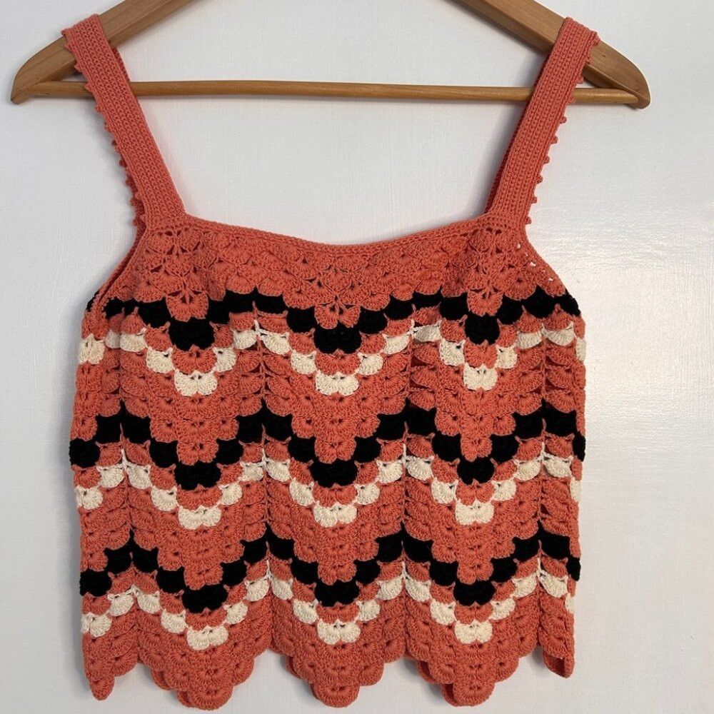 Other BNWT Escvdo Marea Crochet Top Size XS Size XS / US 0-2 / IT 36-38 - 9 Thumbnail