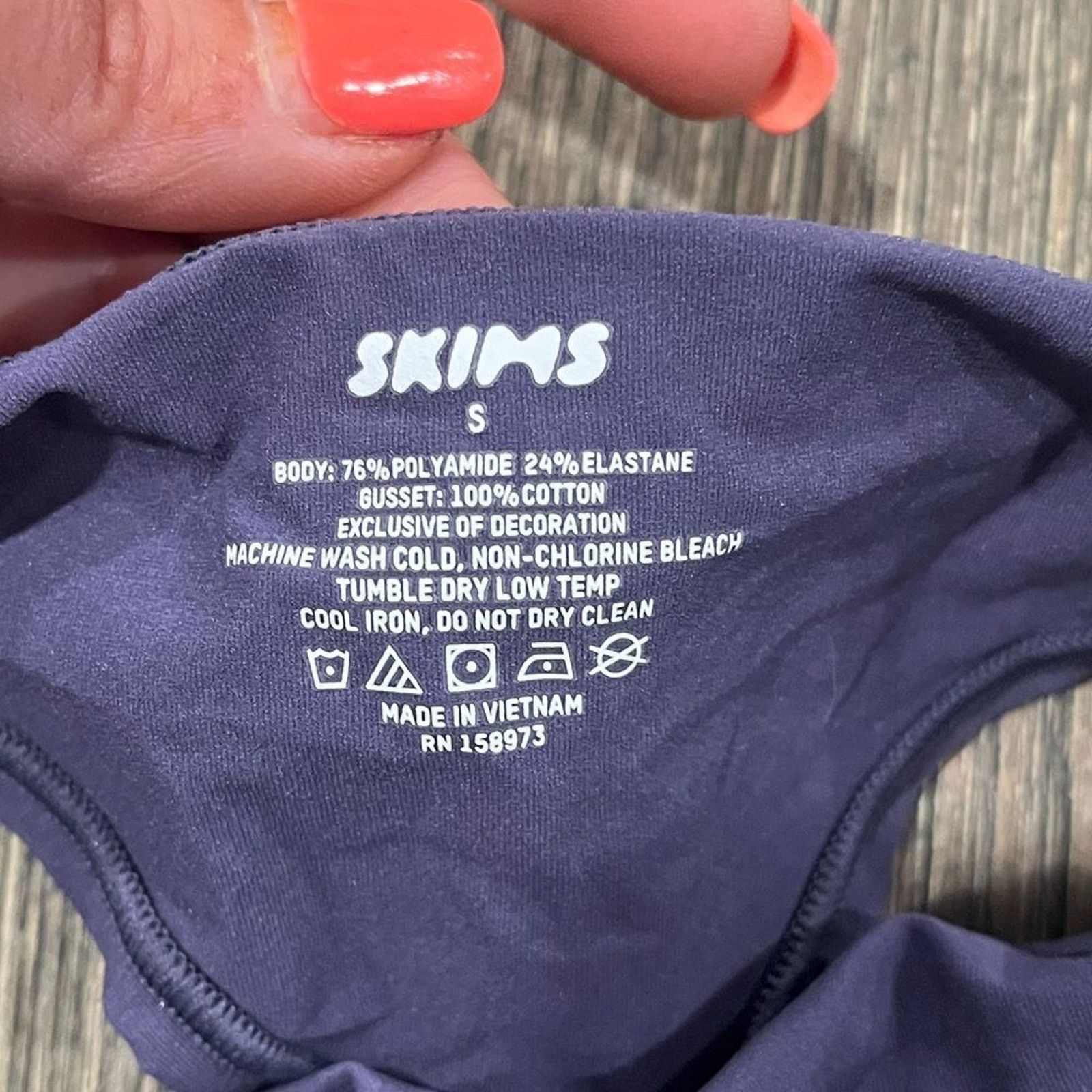 SKIMS NWOT Skims Fits Everybody Thong Underwear Low Rise Cotton S Size ONE SIZE - 2 Thumbnail