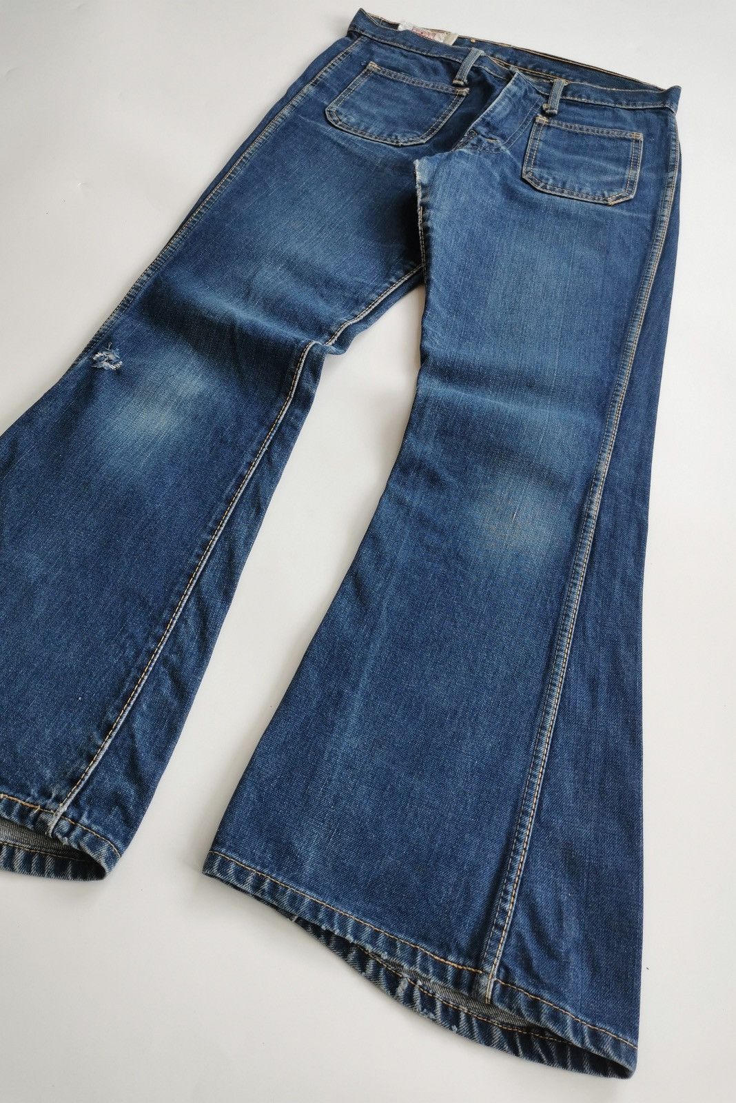 Big John Vintage 70s 80s Big John Flare Bootcut Bell Bottom Jeans Size US 30 / EU 46 - 2 Thumbnail