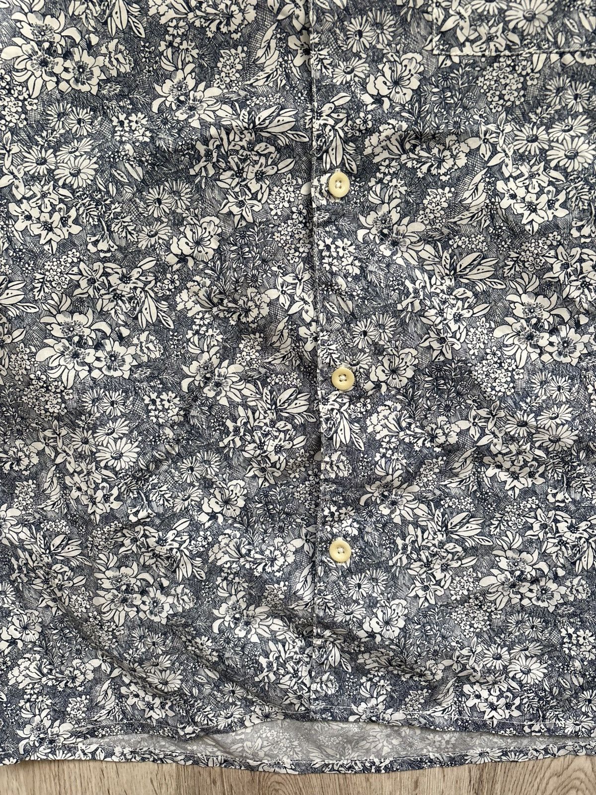 Albam Albam Floral Short Sleeve Shirt Size US M / EU 48-50 / 2 - 9 Thumbnail