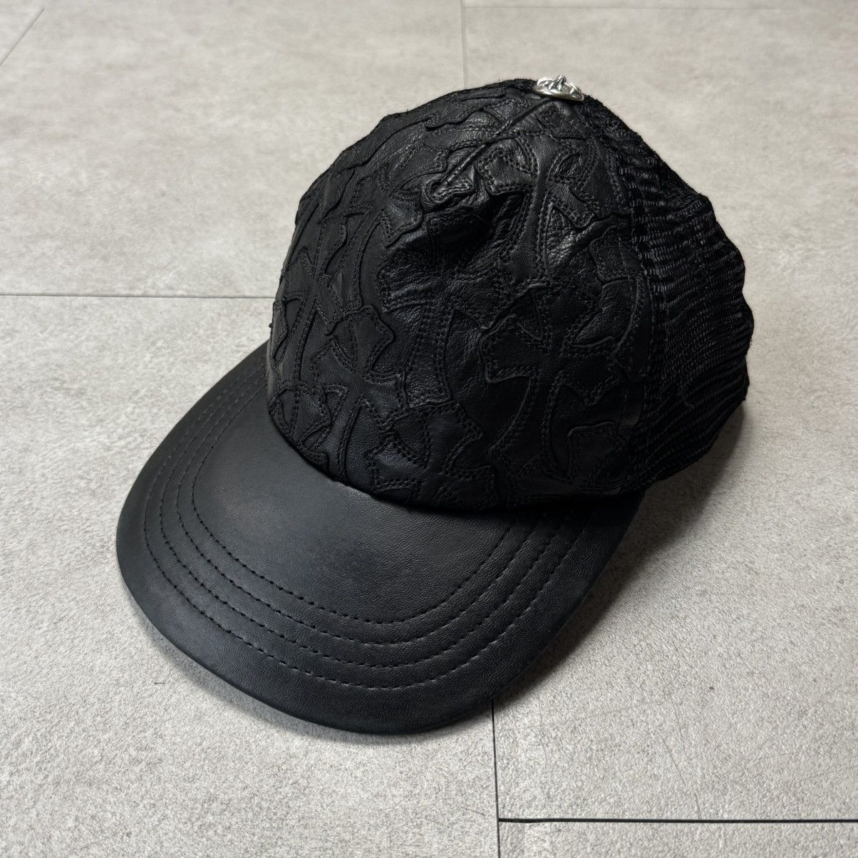 Chrome Hearts Chrome hearts Cemetry Cross Patch Tracker Cap Hat Size ONE SIZE - 1 Thumbnail