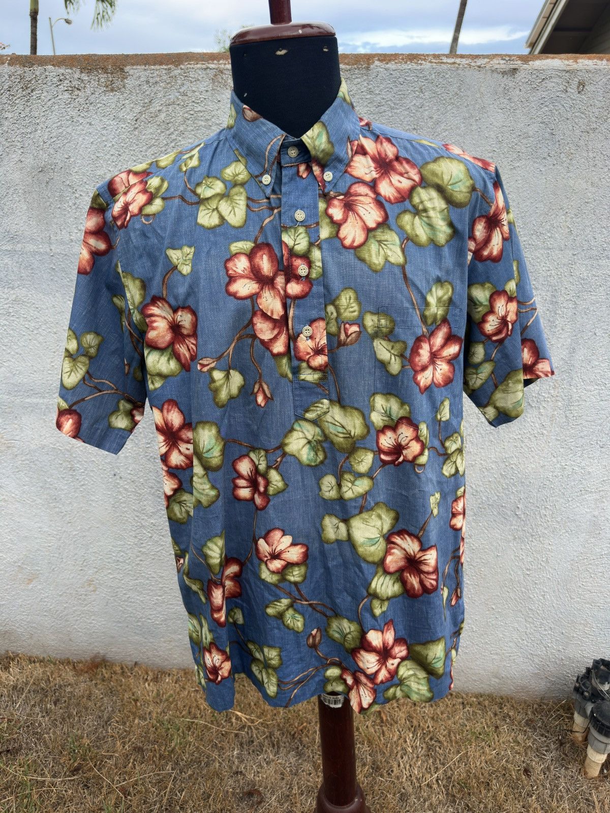 Reyn Spooner Classic Fit Multicolored Hawaiian Shirt Men's L