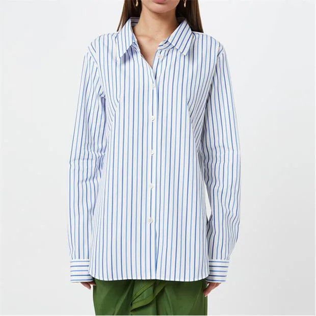 Dries Van Noten o1g2r1mq1024 Shirt in Light Blue Size XS / US 0-2 / IT 36-38 - 3 Thumbnail