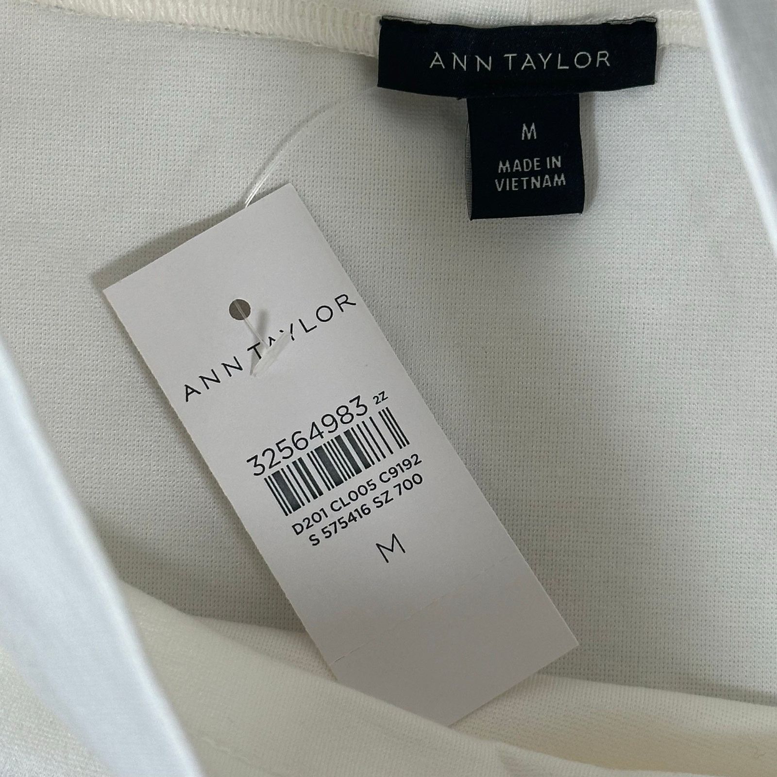 Ann Taylor Ann Taylor Women's High Neck Pullover Sweater White Size M Size M / US 6-8 / IT 42-44 - 5 Thumbnail