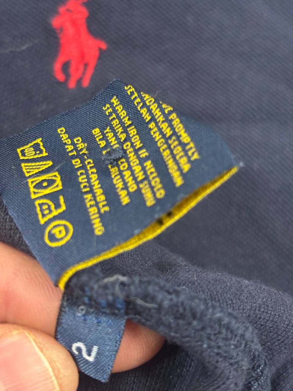 Polo Ralph Lauren Men's Polo Ralph Lauren Custom Fit polo shirt, navy blue, M Size US M / EU 48-50 / 2 - 7 Thumbnail