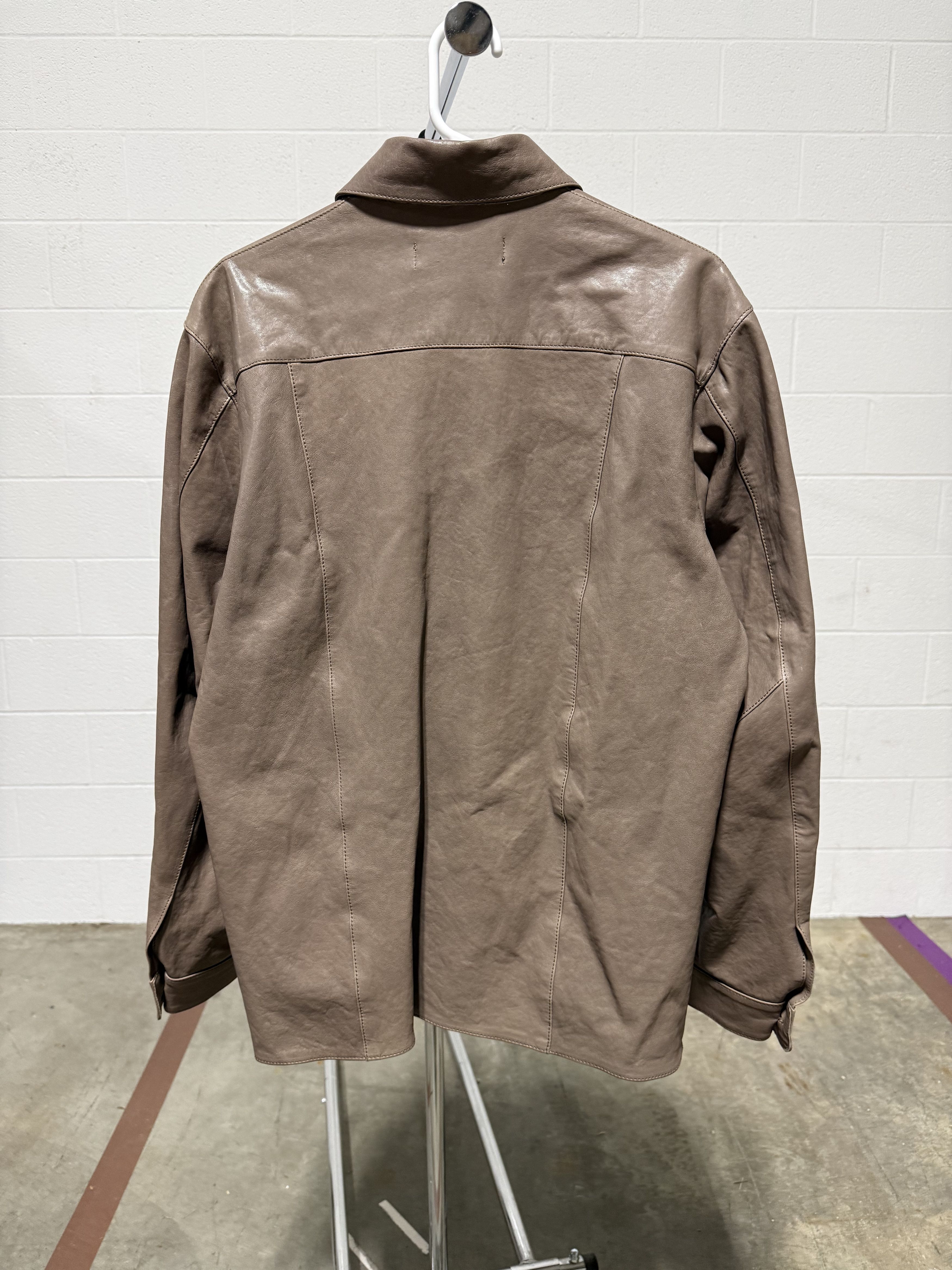 Our Legacy Our Legacy Welding Shirt '70S Grey Velvet Lamb Skin' Size US M / EU 48-50 / 2 - 4 Thumbnail