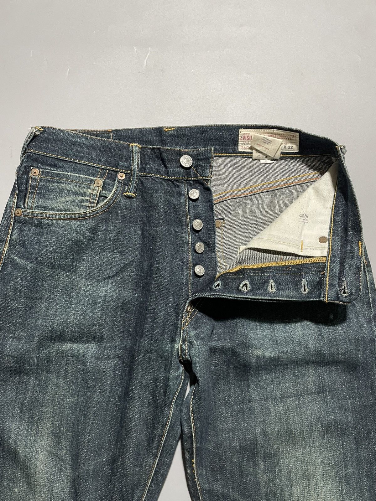 Evisu Evisu Dokuchin Seagull 13oz Selvedge Denim Jeans - Lot 2000 Size US 30 / EU 46 - 4 Thumbnail