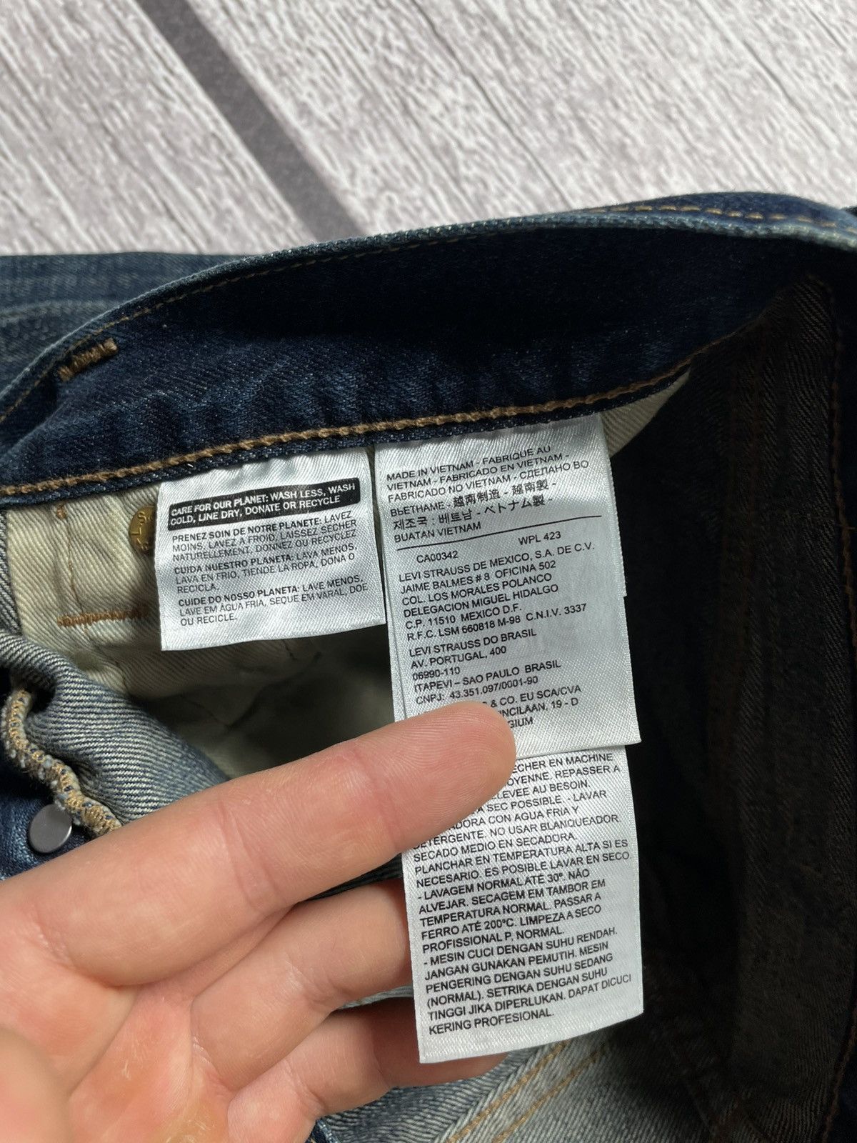 Levi's Levis wasz selvedge denim japanese jeans Size US 28 / EU 44 - 9 Thumbnail