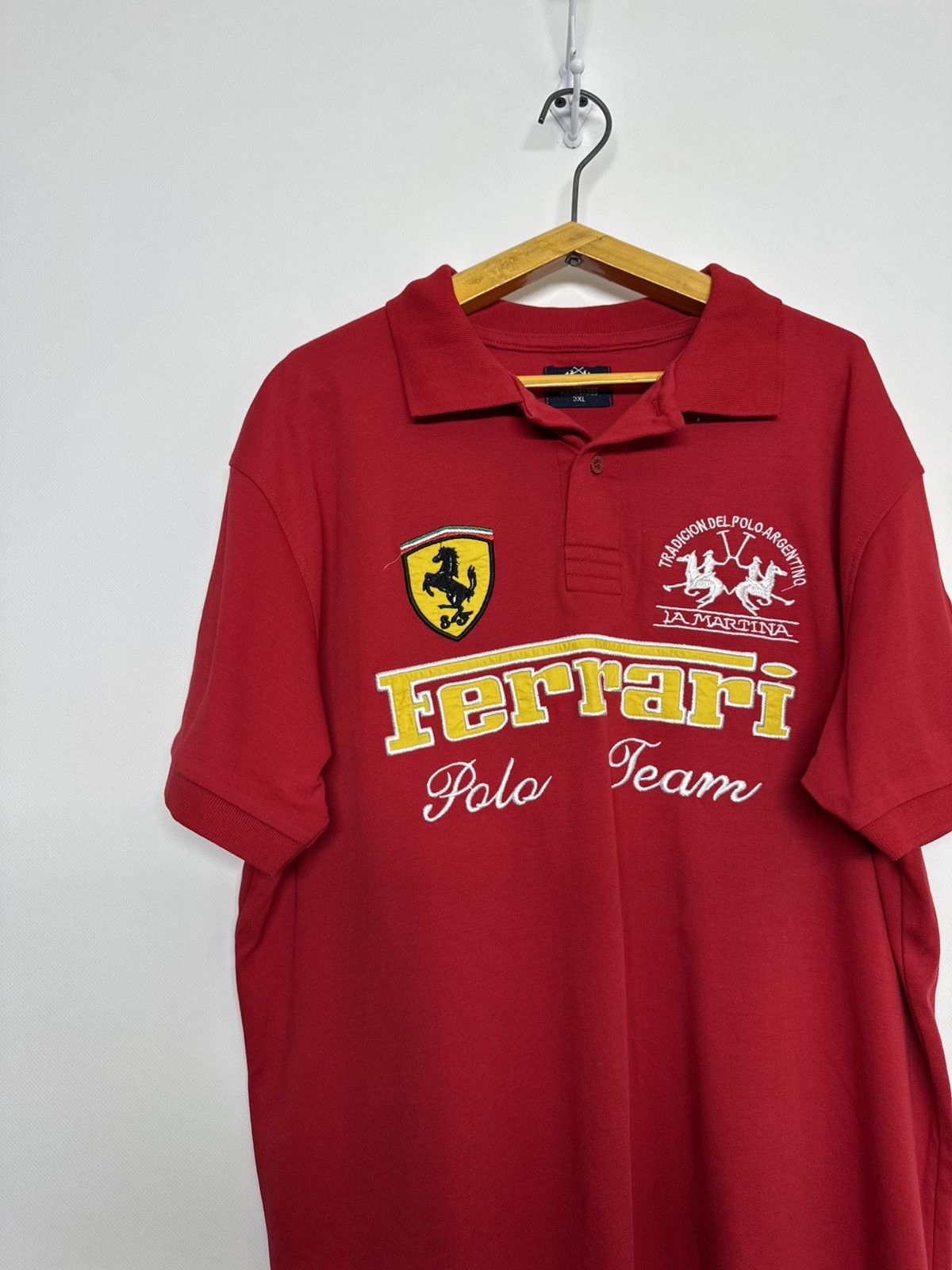 La Martina Ferrari La Martina Vintage Polo Team Racing Size US XXL / EU 58 / 5 - 1 Thumbnail