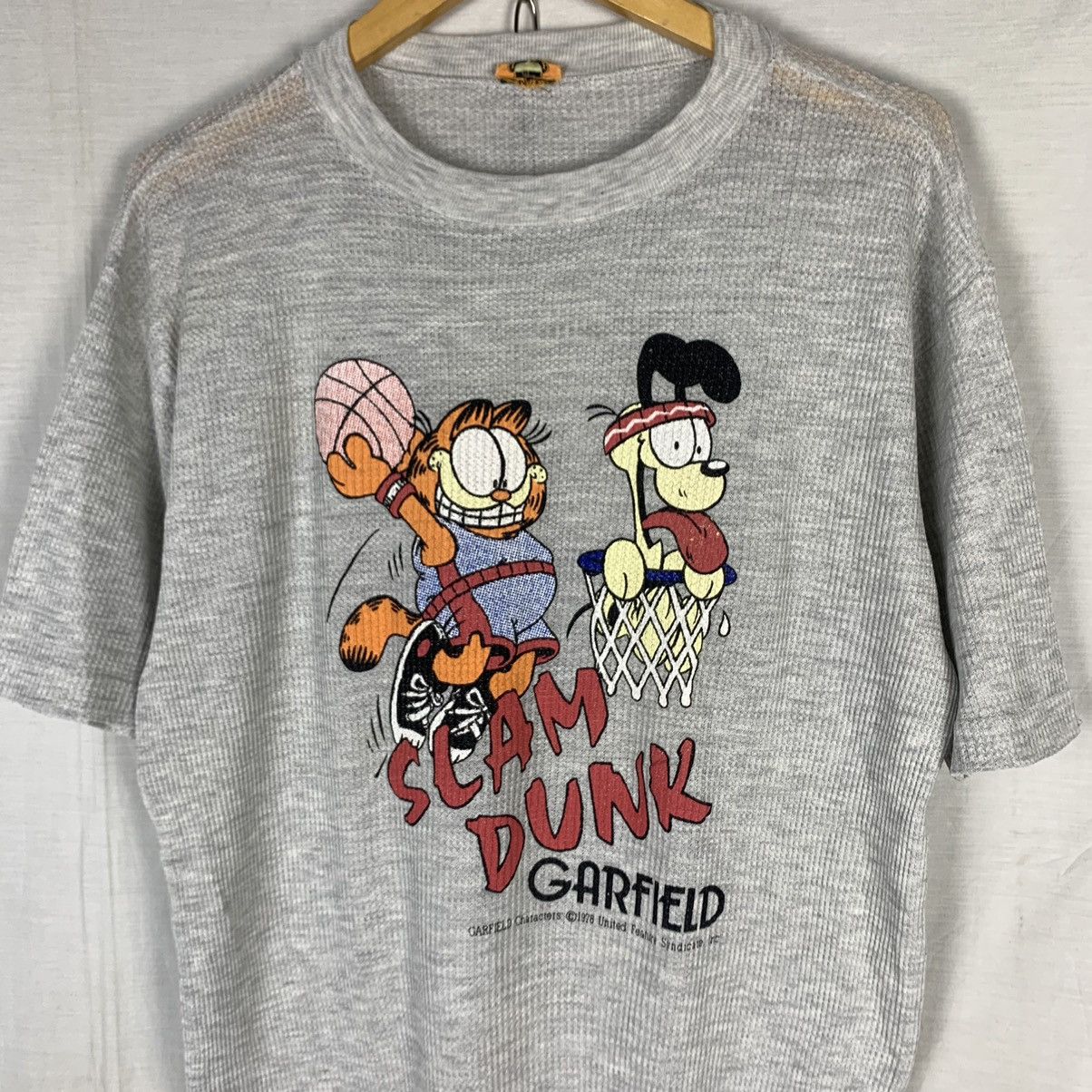 Cartoon Network Vintage Garfield Slam Dunk Tshirt Size US M / EU 48-50 / 2 - 2 Thumbnail