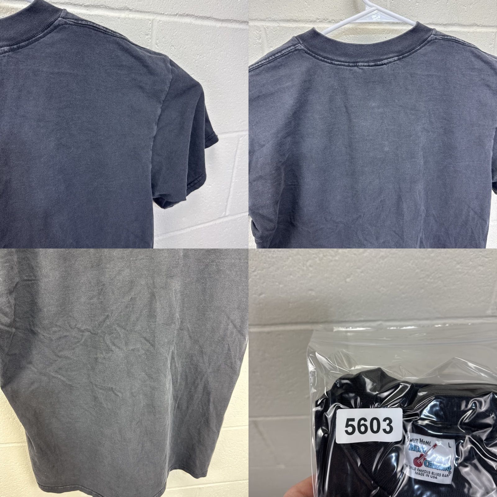 Vintage VINTAGE Blue Chicago T-Shirt Rambler 1994 Unisex Adults Crew Neck Short Sleeve Black Cotton Logo Spellout Graphic Print USA 90s Art Style Size US L / EU 52-54 / 3 - 10 Thumbnail