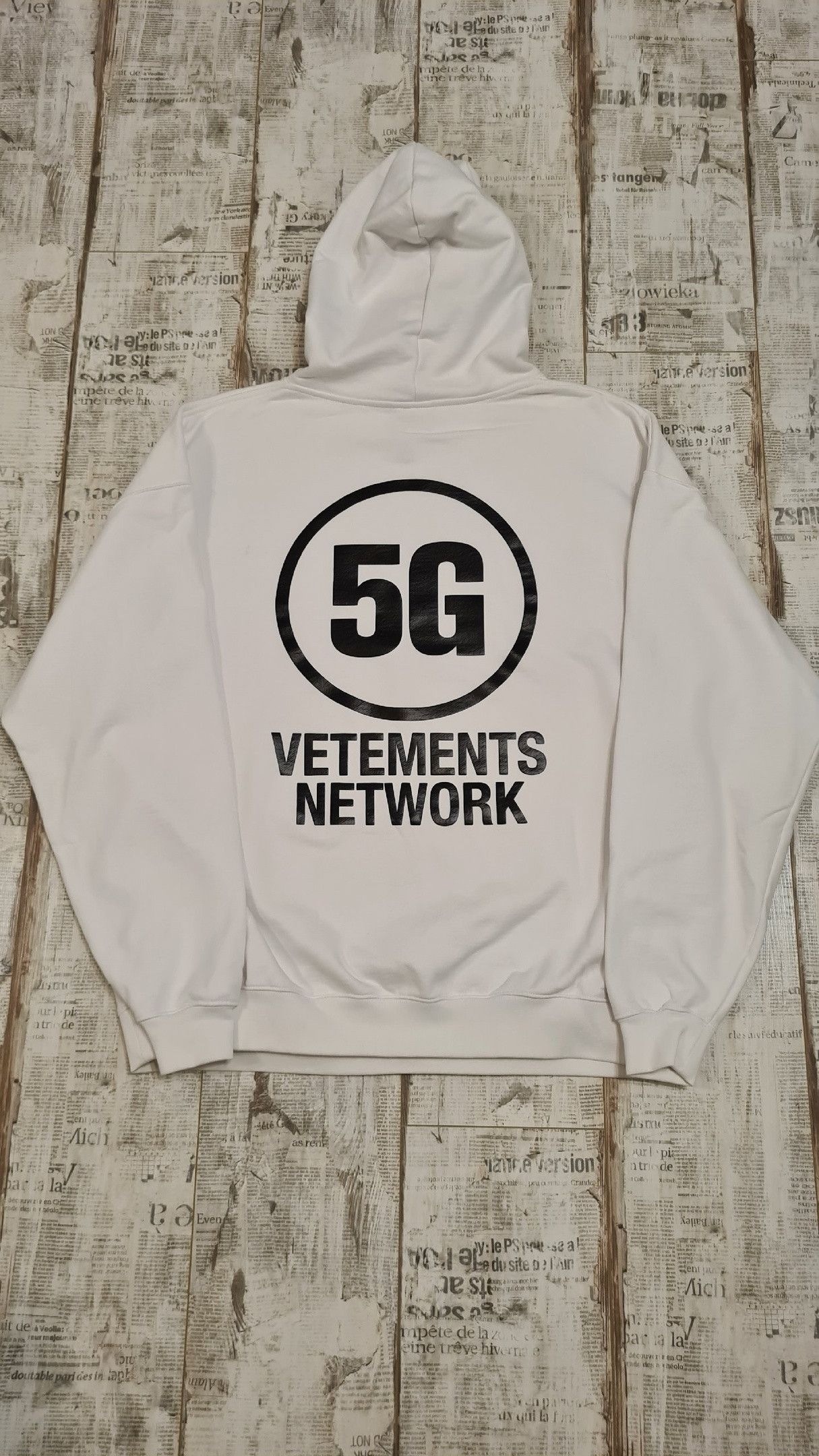 Vetements Vetements 5G Network Oversize Hoodie - Very Rare Item ! Size US S / EU 44-46 / 1 - 5 Thumbnail