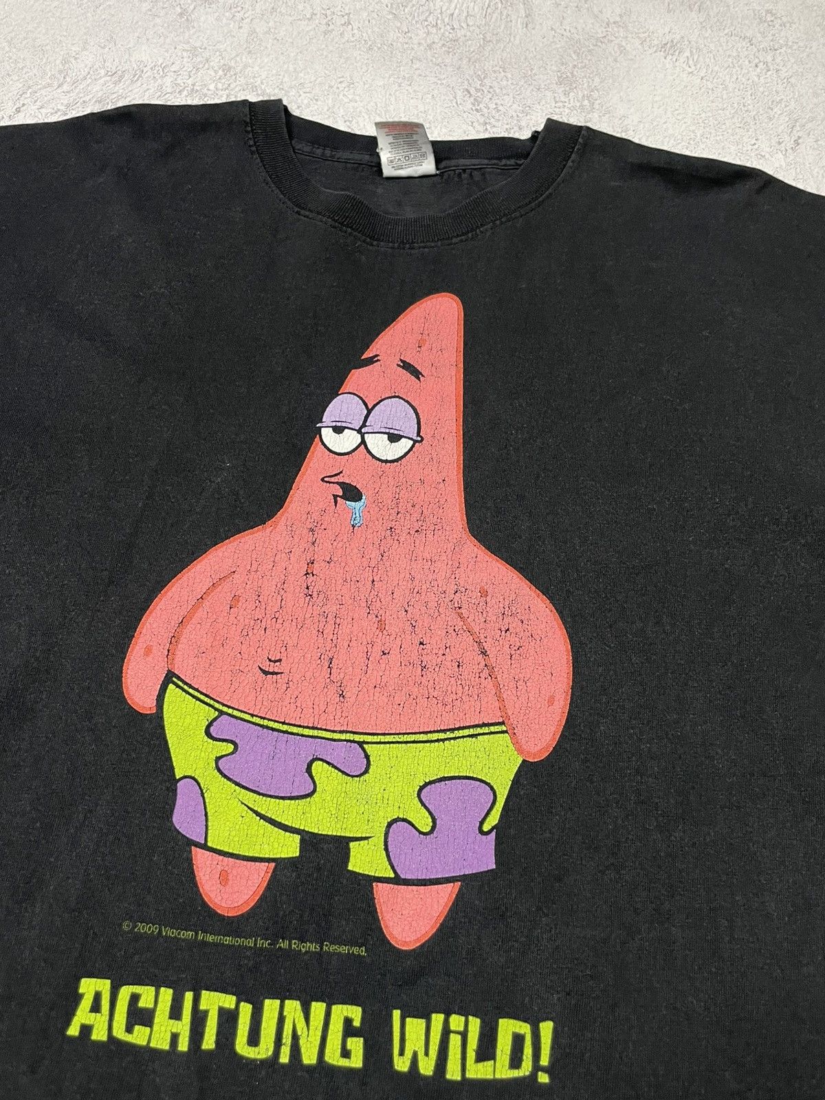 Cartoon Network Patrick Cartoon Spongebob 2009 Vintage Faded XL Size US XL / EU 56 / 4 - 2 Thumbnail