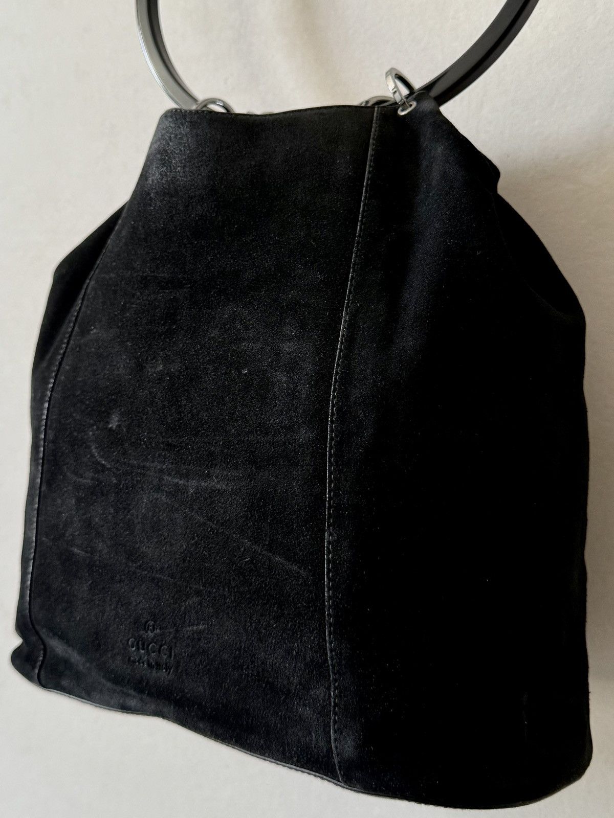 Gucci Gucci - Tom Ford - FW1999 - Suede Ring Bag Size ONE SIZE - 4 Thumbnail