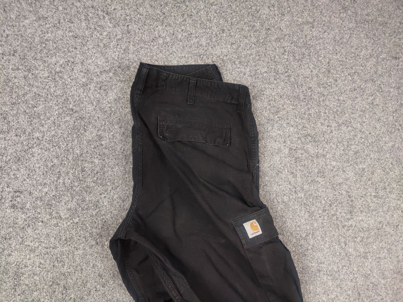 Carhartt Vintage Carhartt Wip Cargo Pants Black Faded Ripstop Y2K Size US 34 / EU 50 - 3 Thumbnail