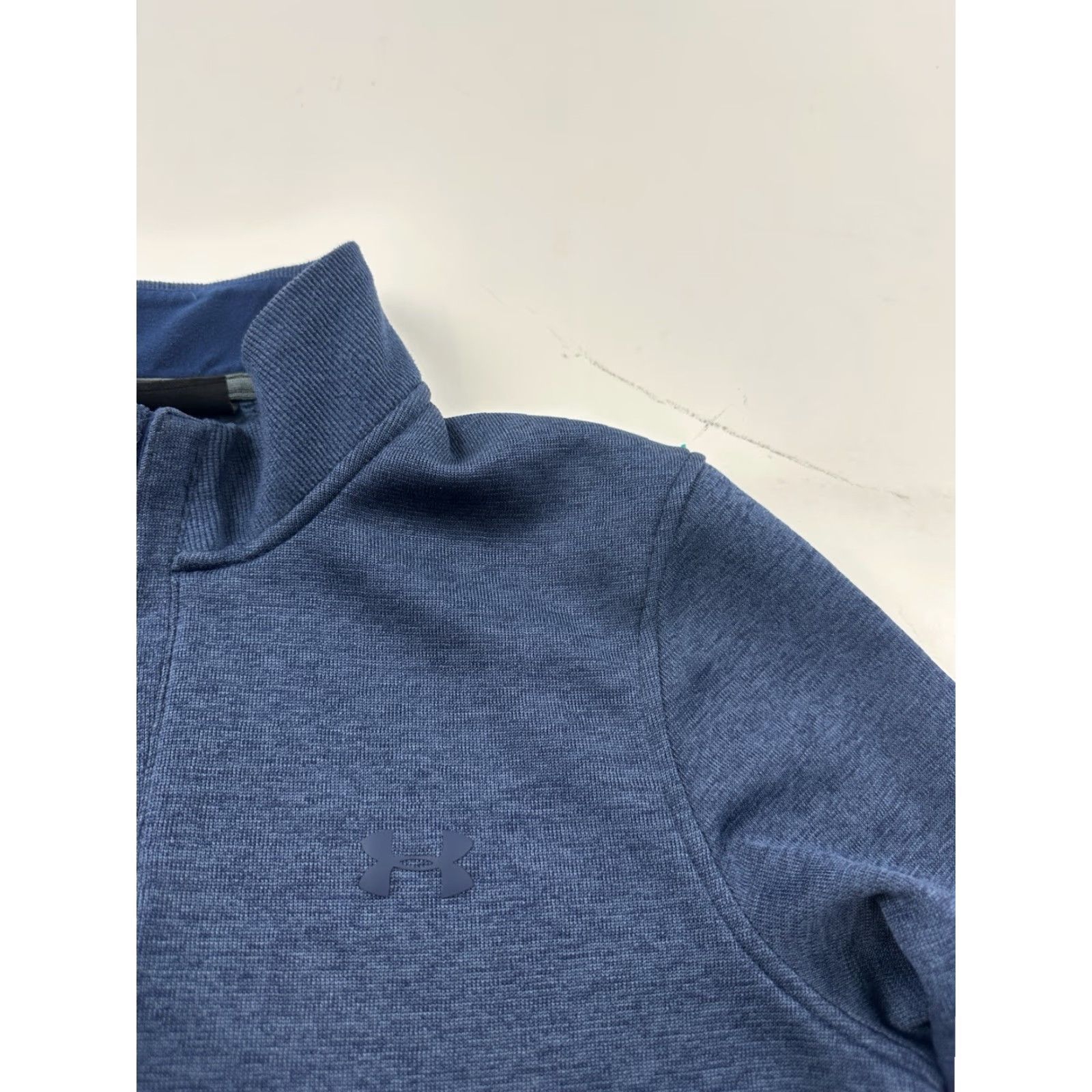 Under Armour Under Armour Sweatshirt Mens M Blue Golf Pullover 1/4 Zip Loose Fit Shirt Mens Golf 1/4 Zip Logo Size US M / EU 48-50 / 2 - 3 Thumbnail