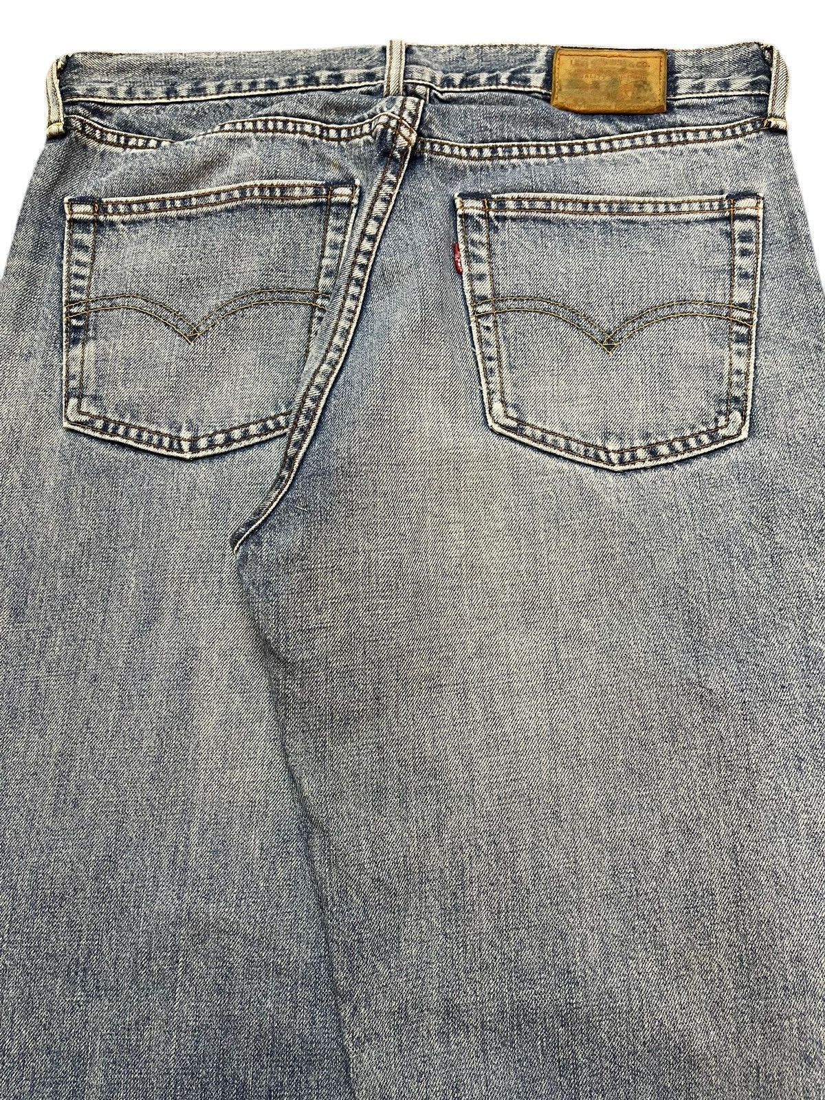 Levi's Vintage 90s Levis 503 Blue Faded Distress Style Baggy Jeans Size US 32 / EU 48 - 6 Thumbnail