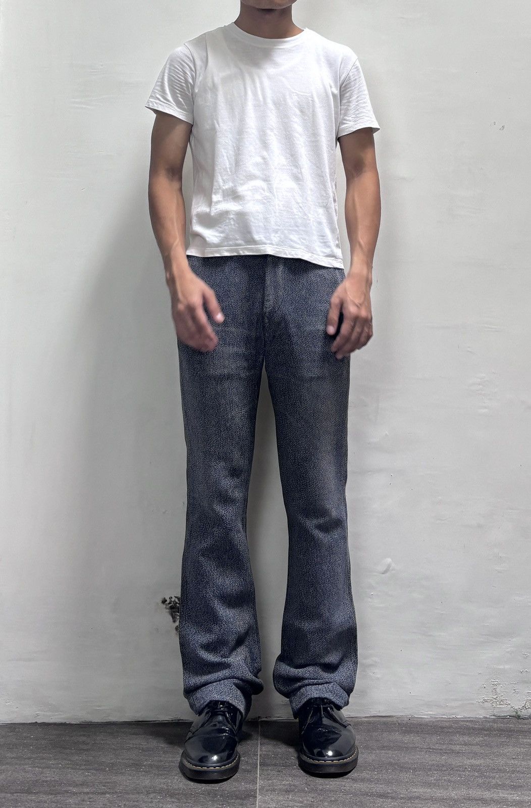 Kapital Tweed Textured Flared Pants Size US 27 - 1 Thumbnail