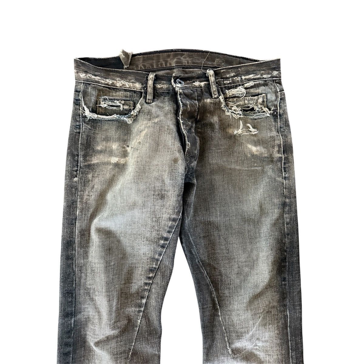 Rick Owens Drkshdw Rick owens dust detroits (beautiful distressing) Size US 32 / EU 48 - 2 Thumbnail