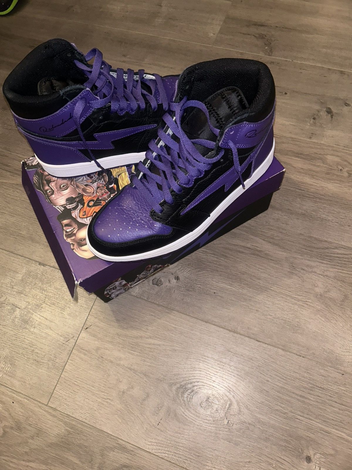 Other Black and purple OMI Size US 10 / EU 43 - 6 Thumbnail