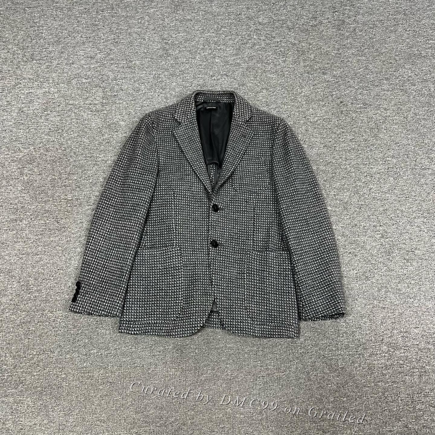 Giorgio Armani Armani Houndstooth Blazer Size 48 Size US M / EU 48-50 / 2 - 1 Thumbnail