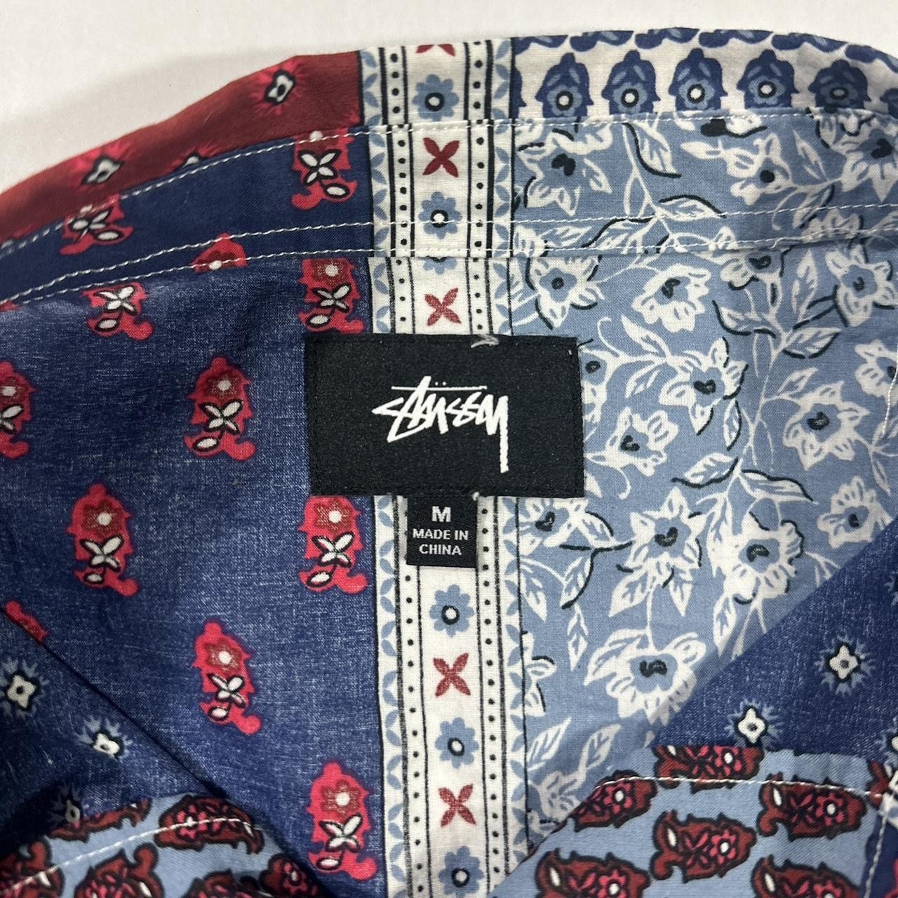 Stussy Paisley Patchwork LS Shirt Size US M / EU 48-50 / 2 - 4 Thumbnail