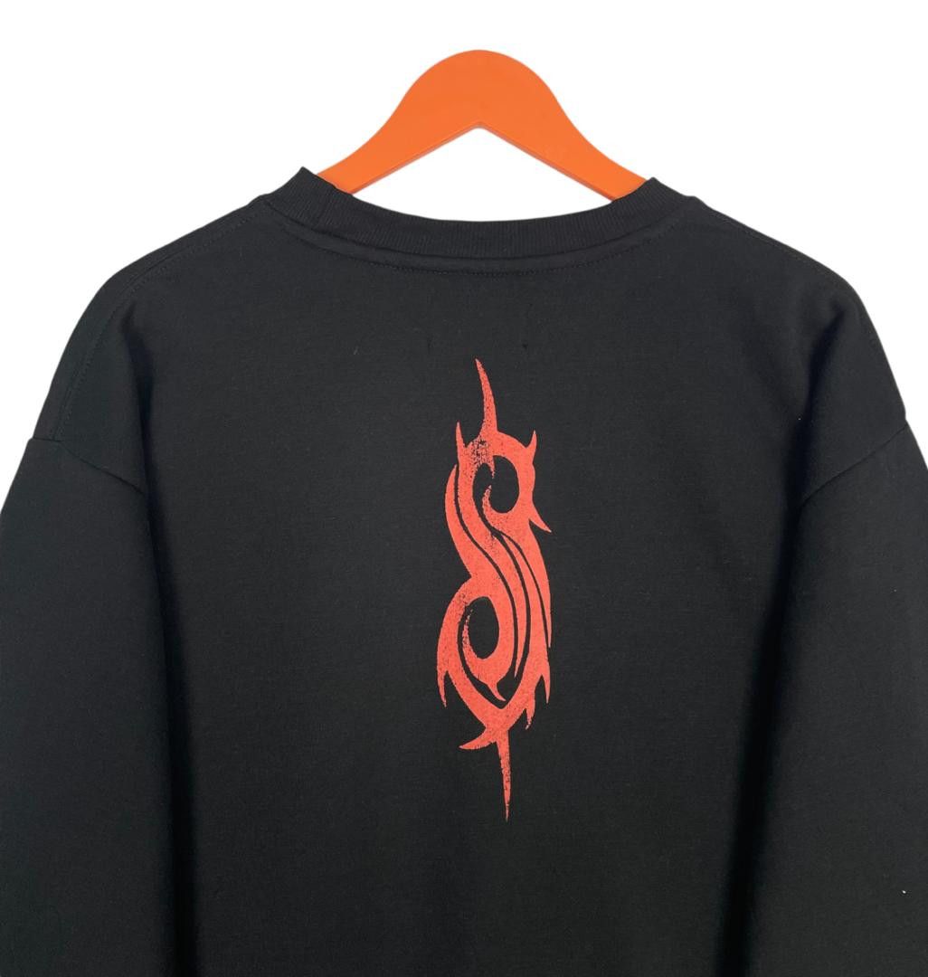 Band Tees Slipknot Band Graphic Crewneck Sweatshirt Black Option Size US M / EU 48-50 / 2 - 6 Thumbnail