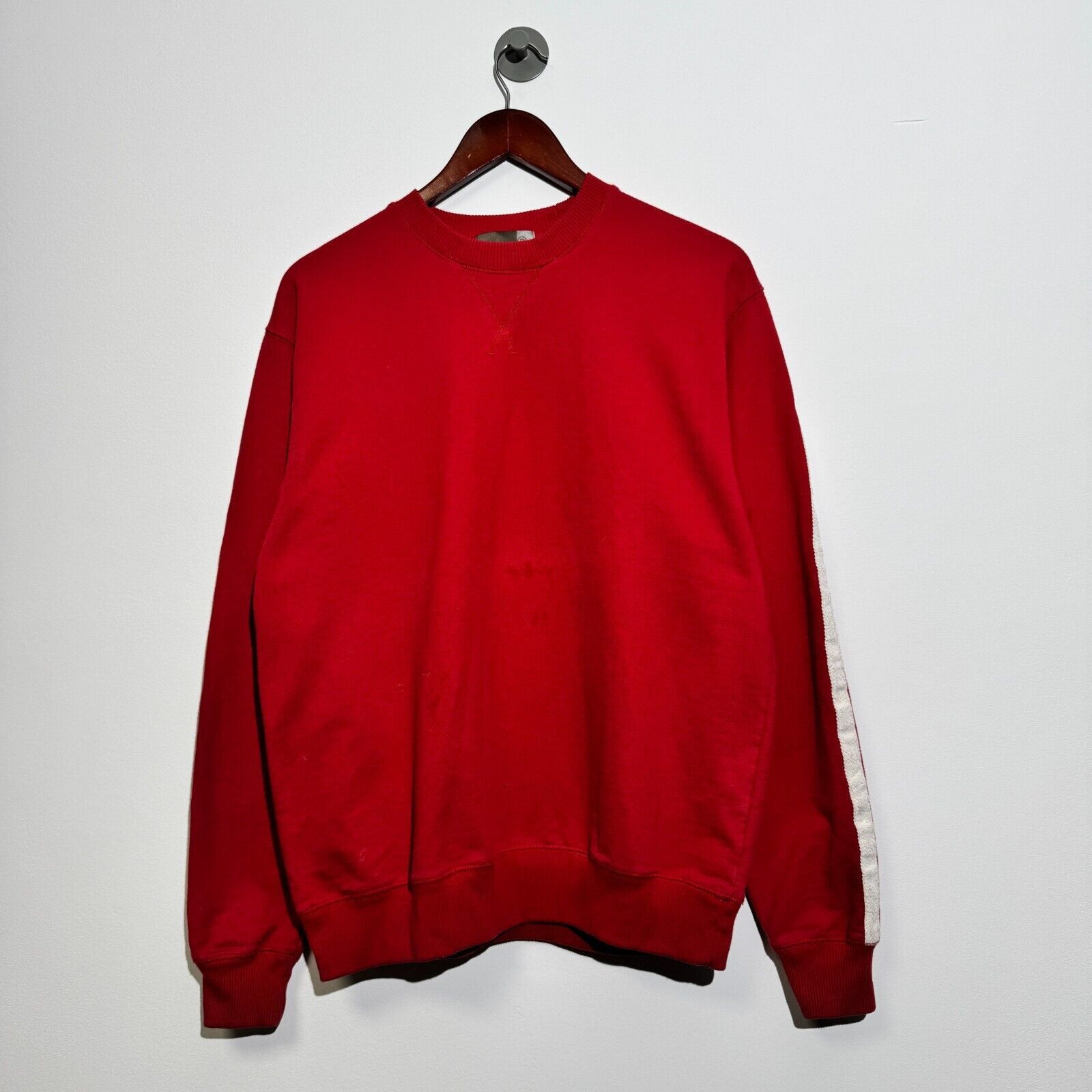 Vintage Vintage Unisex Red Cotton Crewneck Size XL Regular Fit Size US XL / EU 56 / 4 - 3 Thumbnail