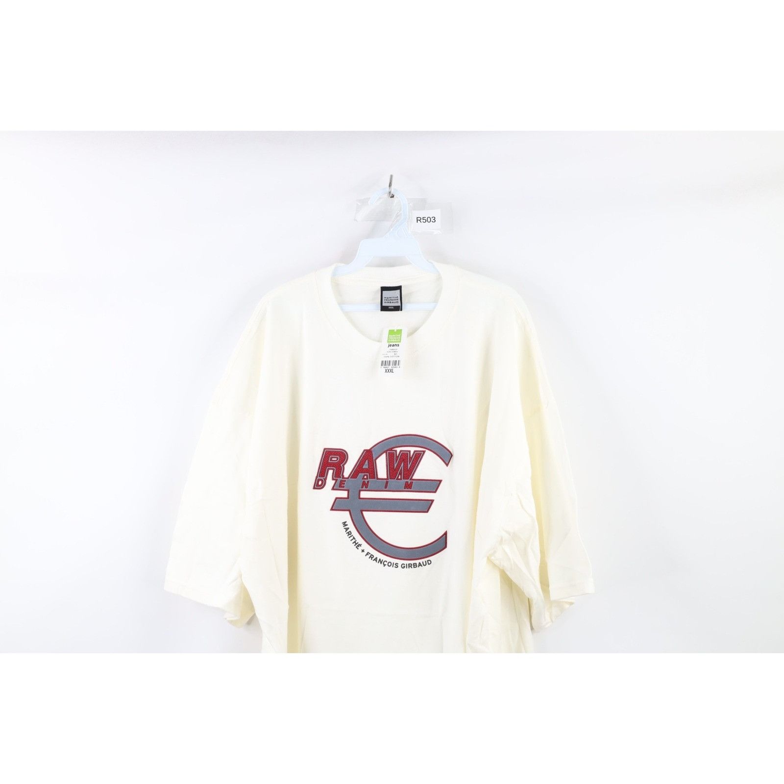 Marithe + Francois Girbaud × Vintage NOS Vintage 90s Marithe Francois Girbaud Baggy T-Shirt 3XL Size US XXL / EU 58 / 5 - 2 Thumbnail