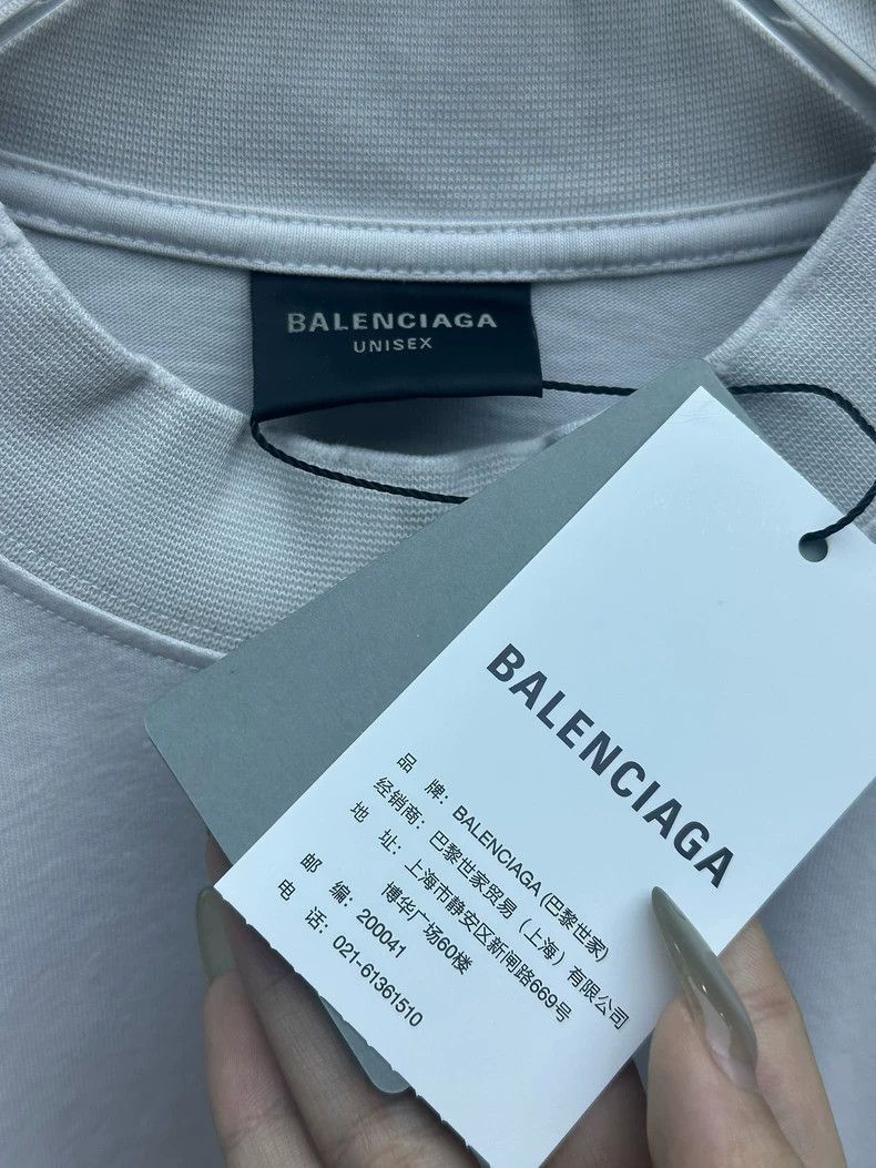 Balenciaga Balenciaga reversed letter print round neck straight tube s Size US S / EU 44-46 / 1 - 7 Thumbnail