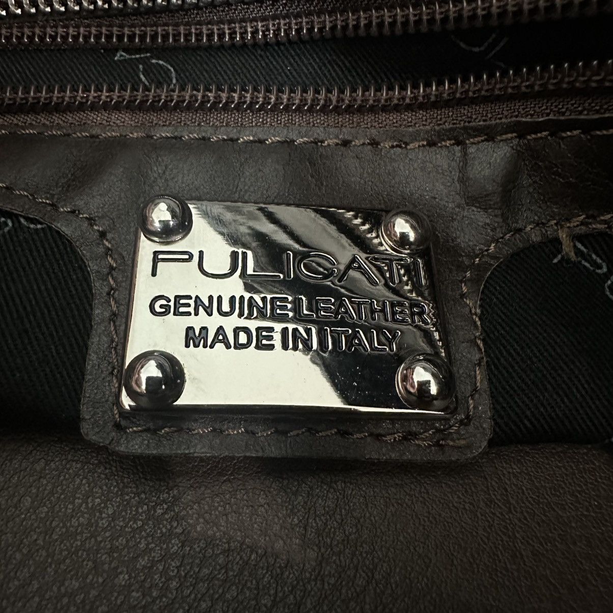 Other Pulicati Italian Designer Black Cow Hide Large Leather Purse Size ONE SIZE - 5 Thumbnail
