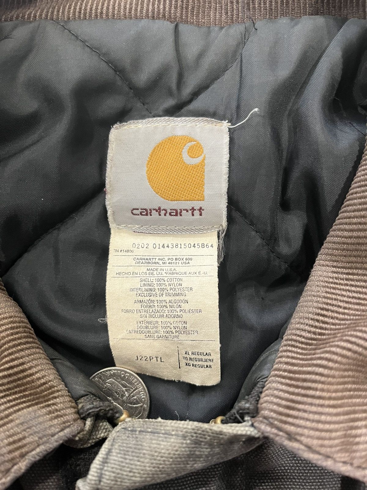 Carhartt × Vintage Vintage made in USA carhartt j22 jacket size XL Size US XL / EU 56 / 4 - 6 Thumbnail