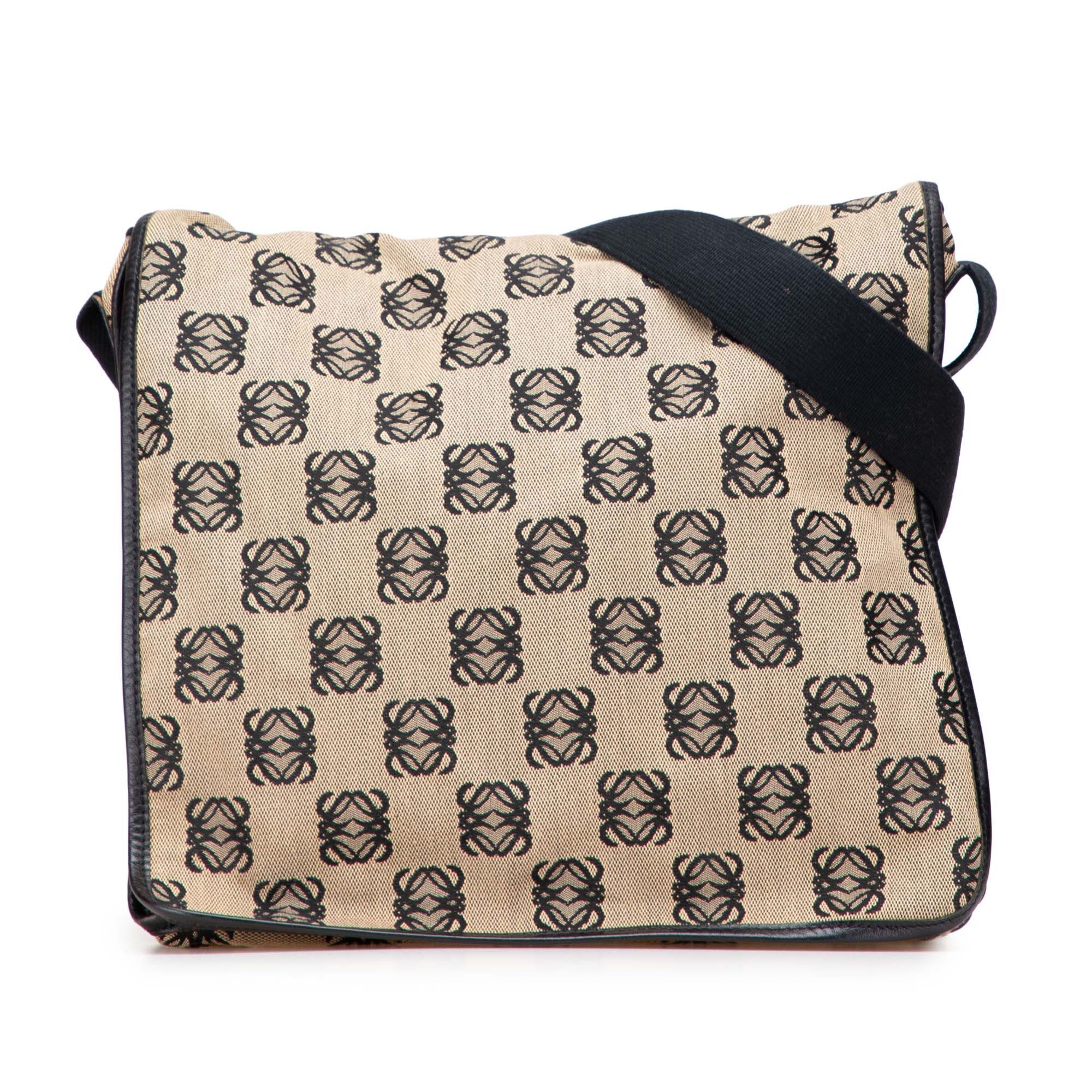 Loewe LOEWE Anagram Canvas Messenger Bag Size ONE SIZE - 1 Thumbnail