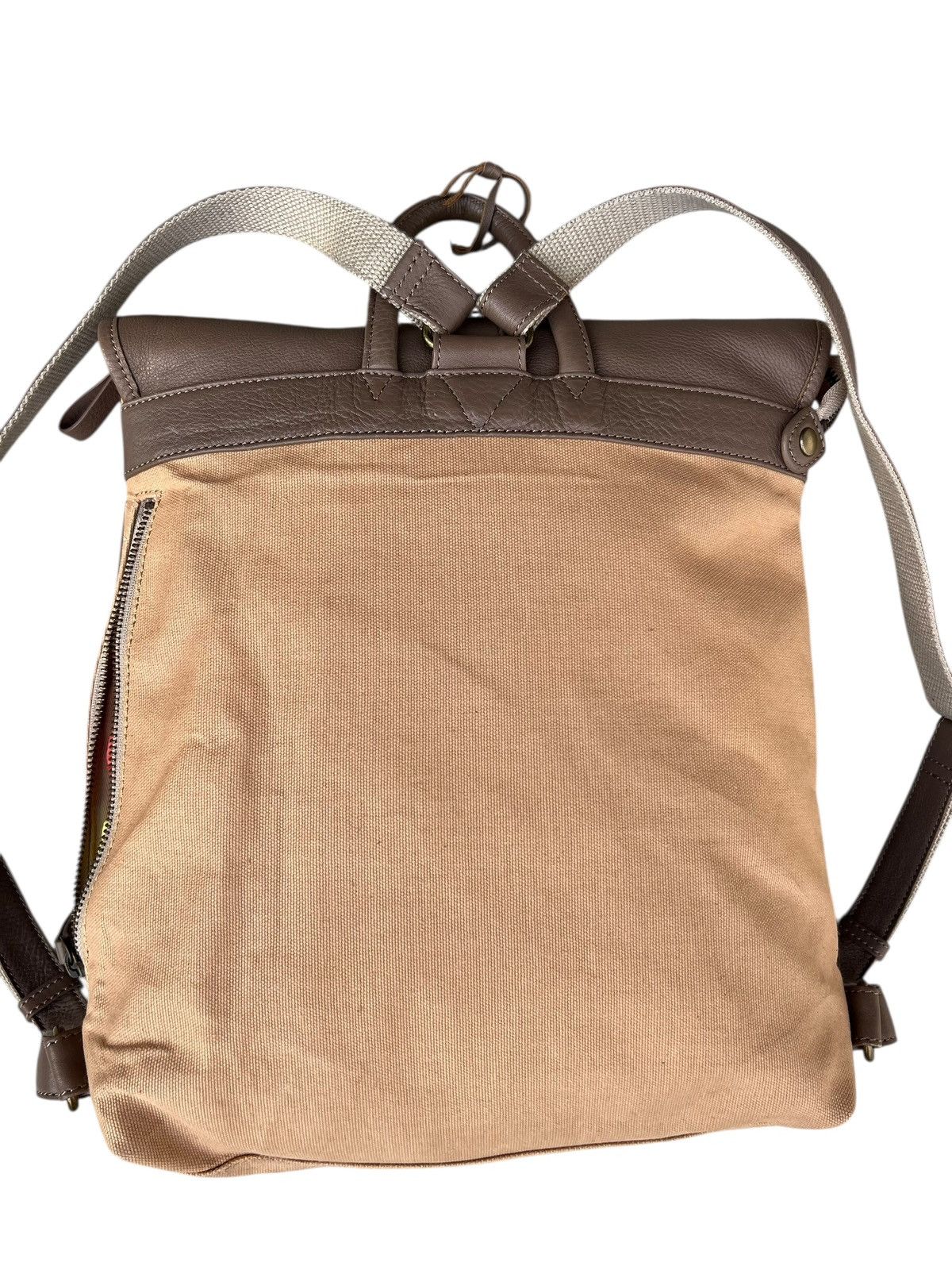Leather Faucon Hawk Company Japan Leather Hybrid Backpack Size ONE SIZE - 12 Thumbnail