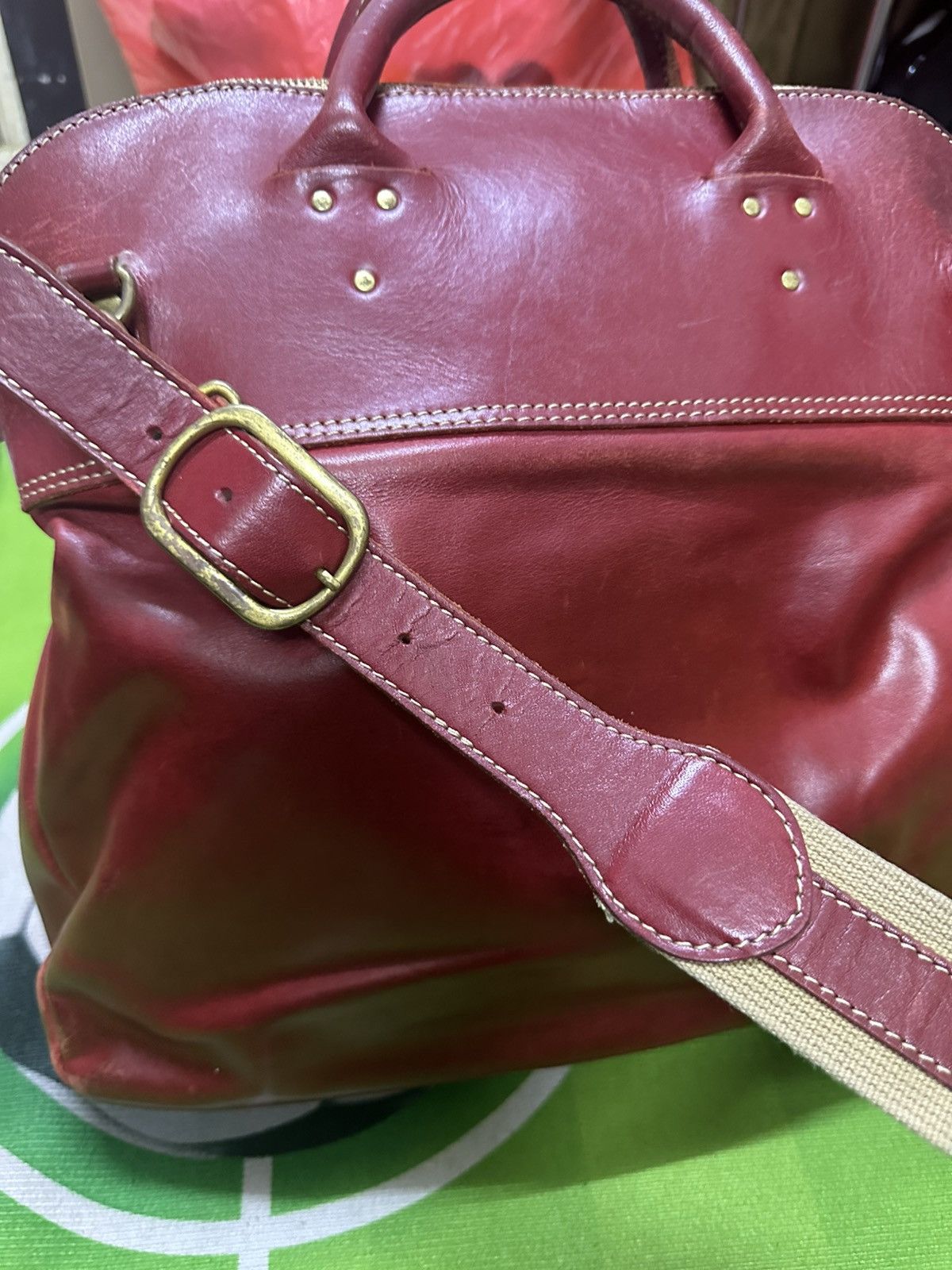 Japanese Brand Porco Rosso leather bag 2 ways Size ONE SIZE - 6 Thumbnail