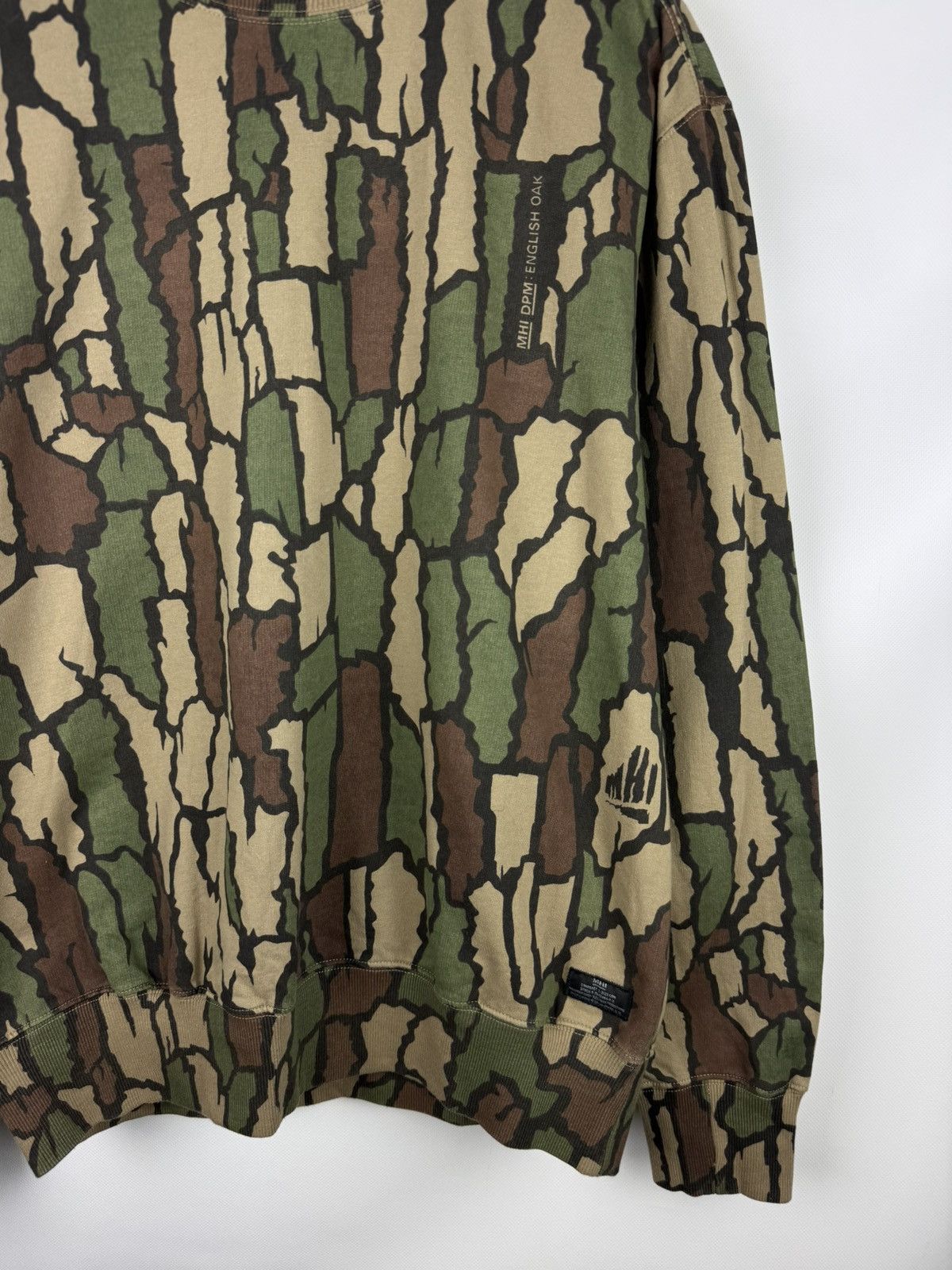 Maharishi MHI Maha Trebark English Mossy Oak Camo Cotton Sweatshirt Size US XL / EU 56 / 4 - 6 Thumbnail
