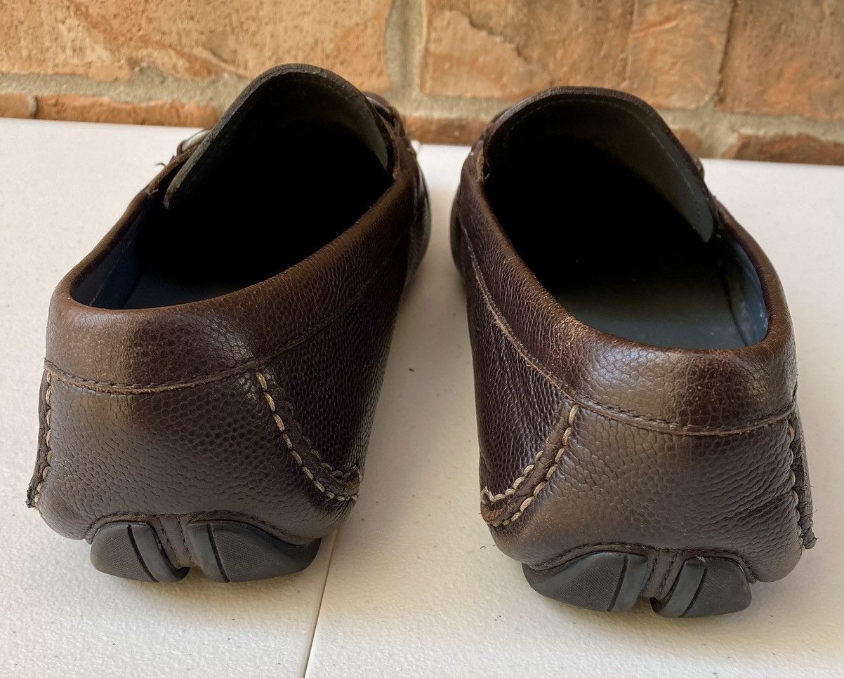 Salvatore Ferragamo SF 🇮🇹 brown leather parigi double gancio bit driver 8.5 EEE Size US 8.5 / EU 41-42 - 10 Thumbnail