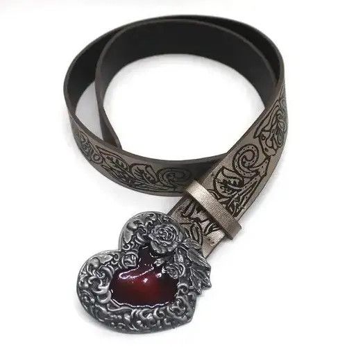 VIBE Retro Embossed Love Belt Size ONE SIZE - 2 Thumbnail