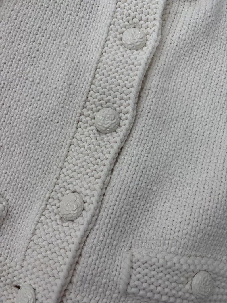 Chanel Chanel High-end Handicraft Workshop Series White Knitted S Size XXS / US 00 / IT 34 - 3 Thumbnail
