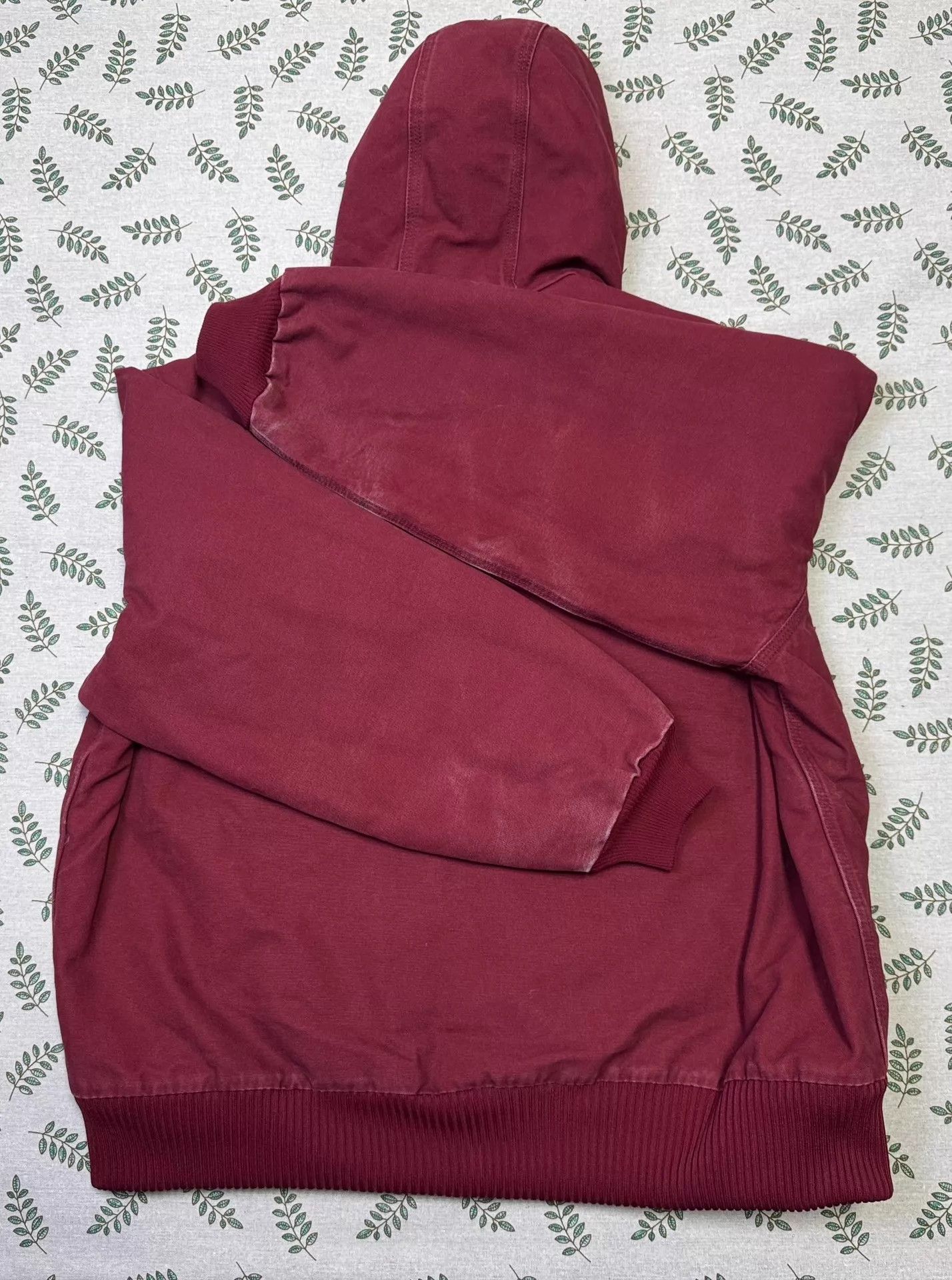Carhartt Vintage Carhartt J130 DKR Red XL Hooded Work Jacket Size US XL / EU 56 / 4 - 6 Thumbnail